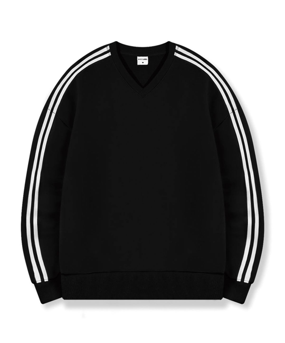 베이직라벨(BASIC LABEL) Oak Oversized fit track V-neck sweatshirt 5 Color [BLBV_2001]