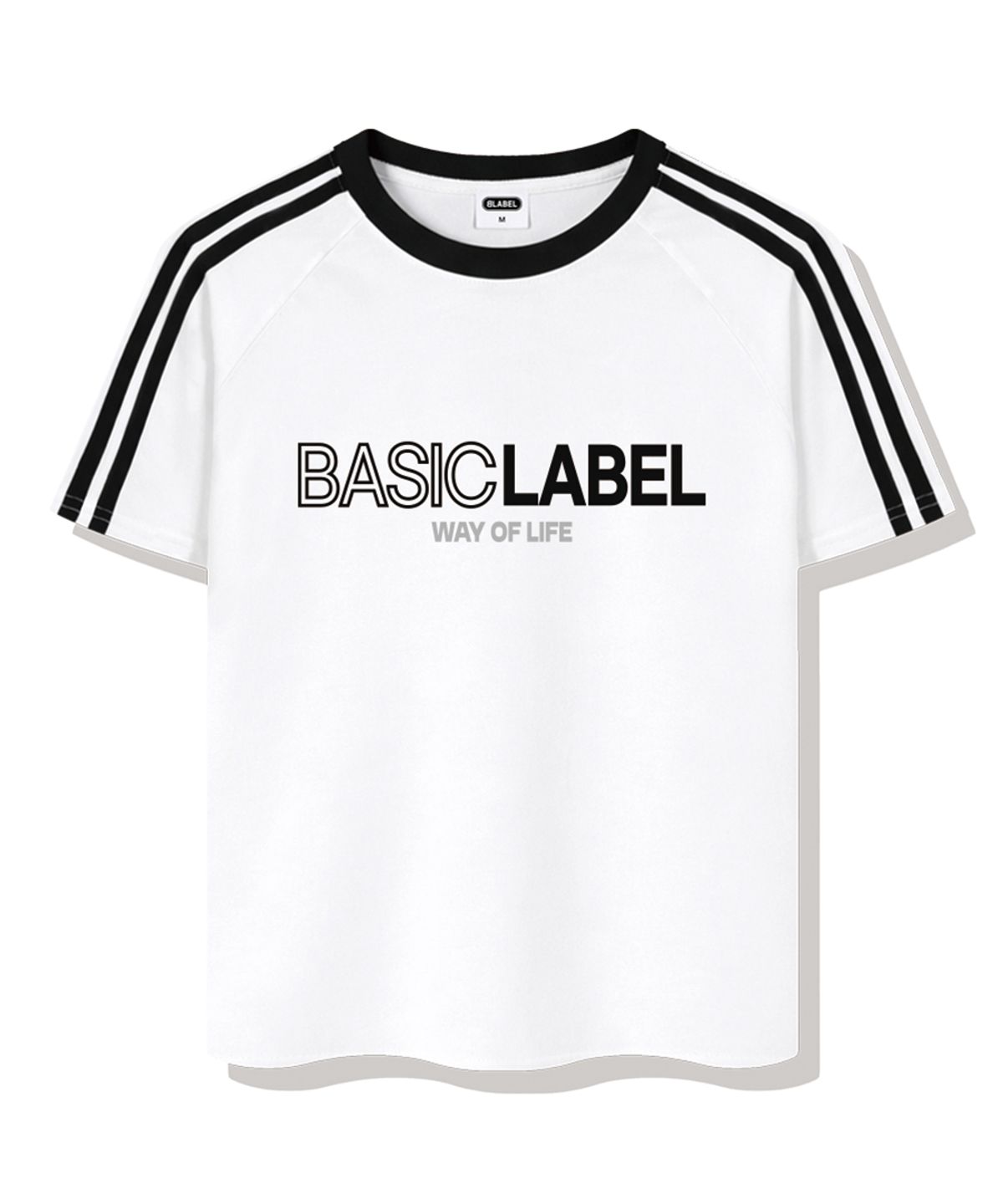 베이직라벨(BASIC LABEL) Onlyway Oversized fit track short-sleeved T-shirt 4 Color [BLSE_3002]
