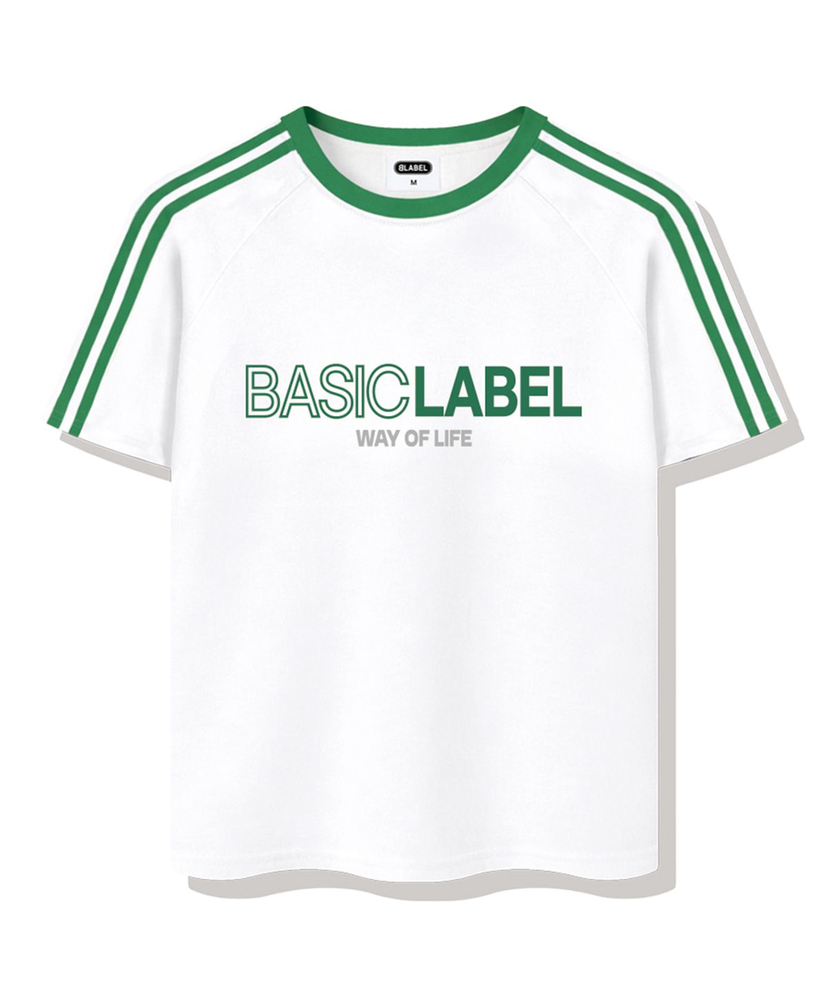 베이직라벨(BASIC LABEL) Onlyway Oversized fit track short-sleeved T-shirt 4 Color [BLSE_3002]