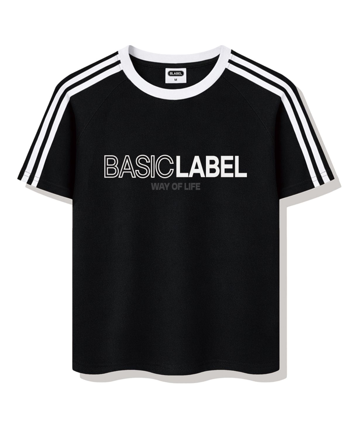 베이직라벨(BASIC LABEL) Onlyway Oversized fit track short-sleeved T-shirt 4 Color [BLSE_3002]