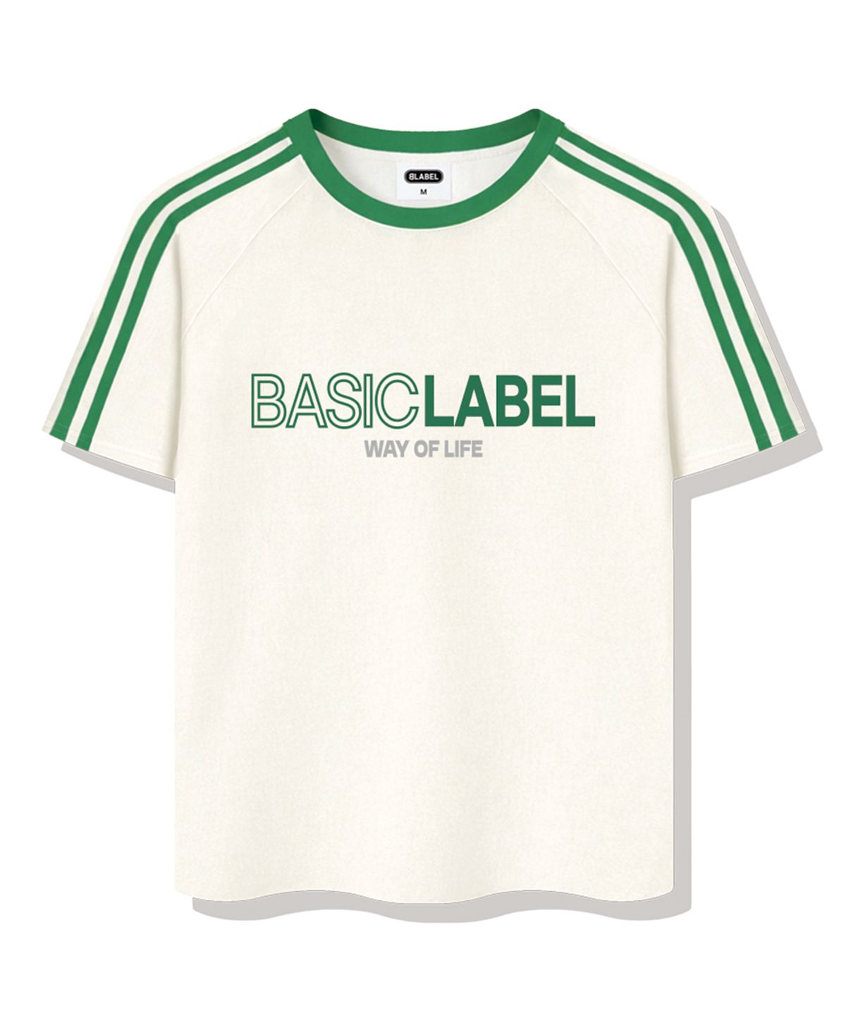베이직라벨(BASIC LABEL) Onlyway Oversized fit track short-sleeved T-shirt 4 Color [BLSE_3002]