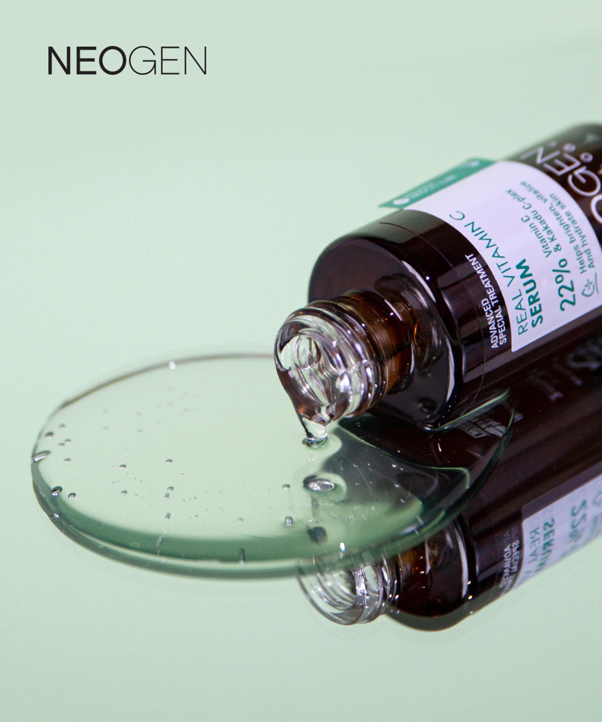 네오젠(NEOGEN) 미백 화이트닝 앰플 비타민22% 에센스 리얼 비타민C 세럼 32g