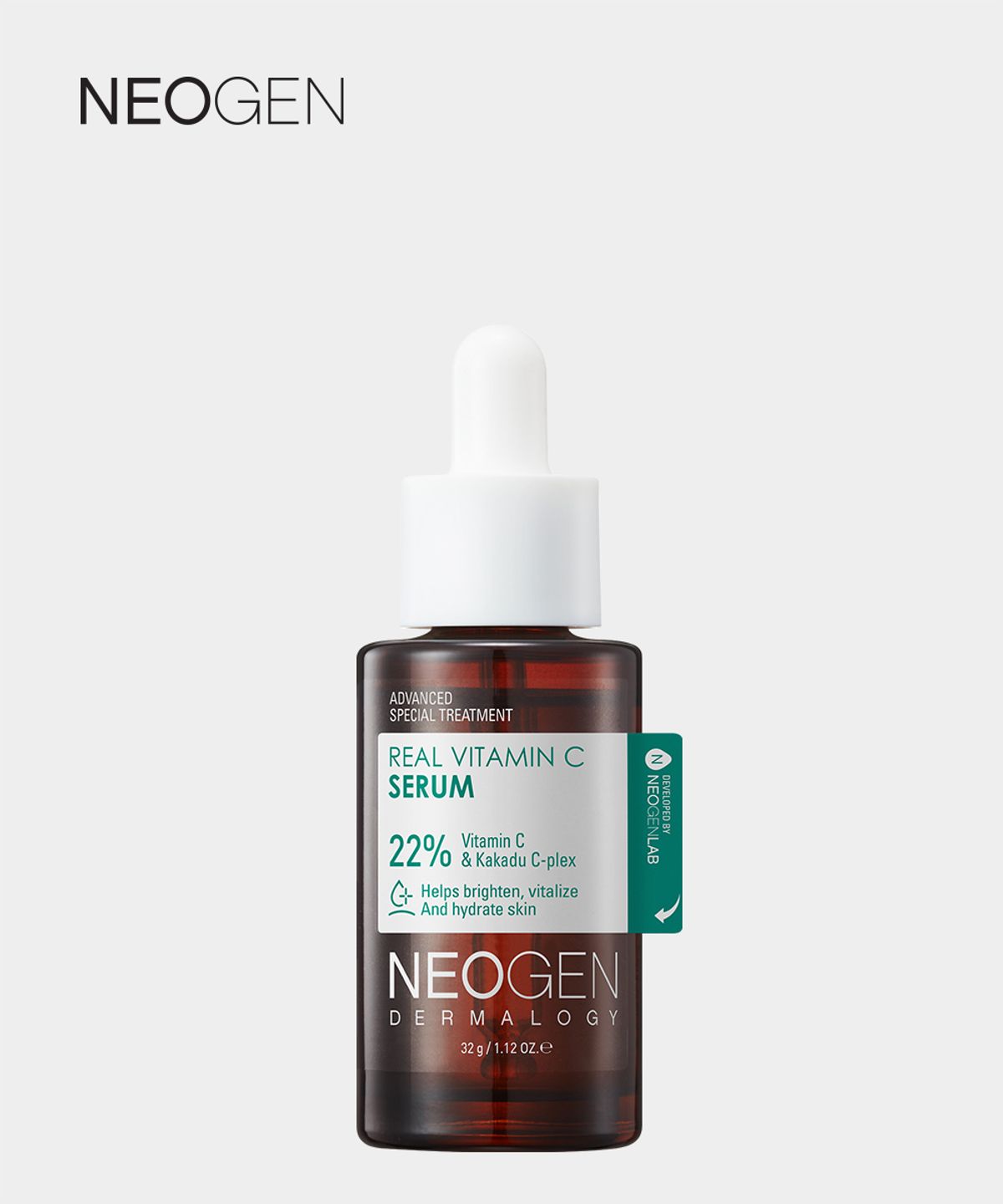 네오젠(NEOGEN) 미백 화이트닝 앰플 비타민22% 에센스 리얼 비타민C 세럼 32g