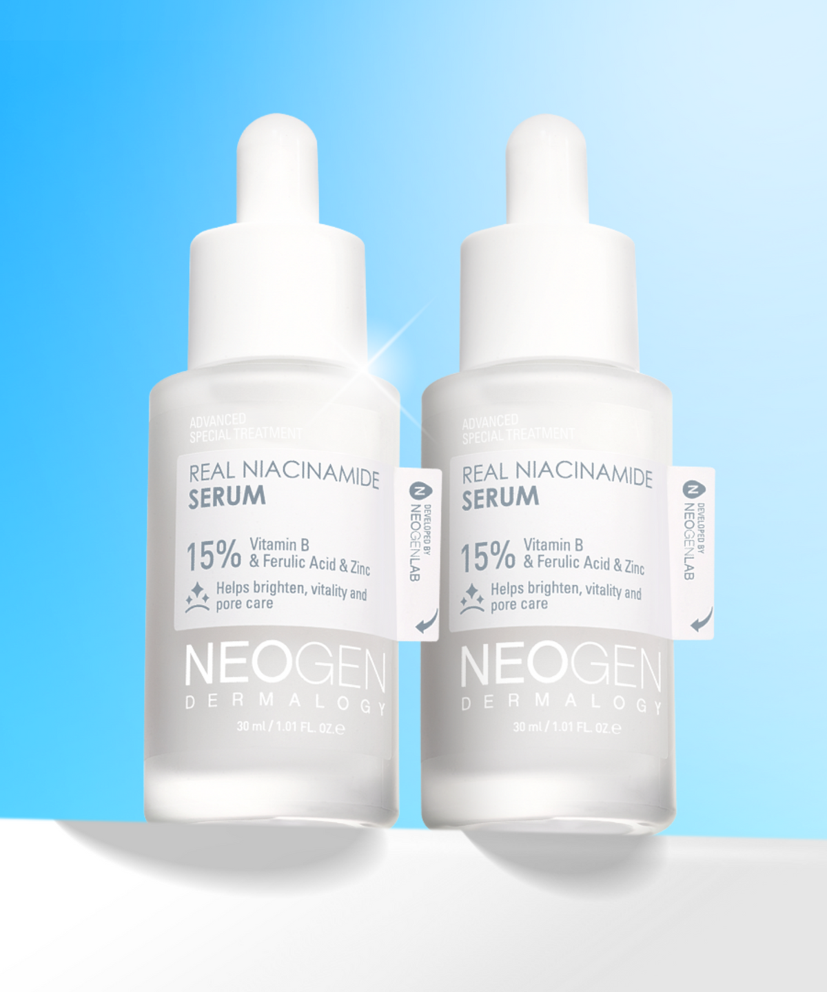 네오젠(NEOGEN) 고함량 미백광채 투명광피부 리얼 나이아신아마이드 15% 세럼 30ml