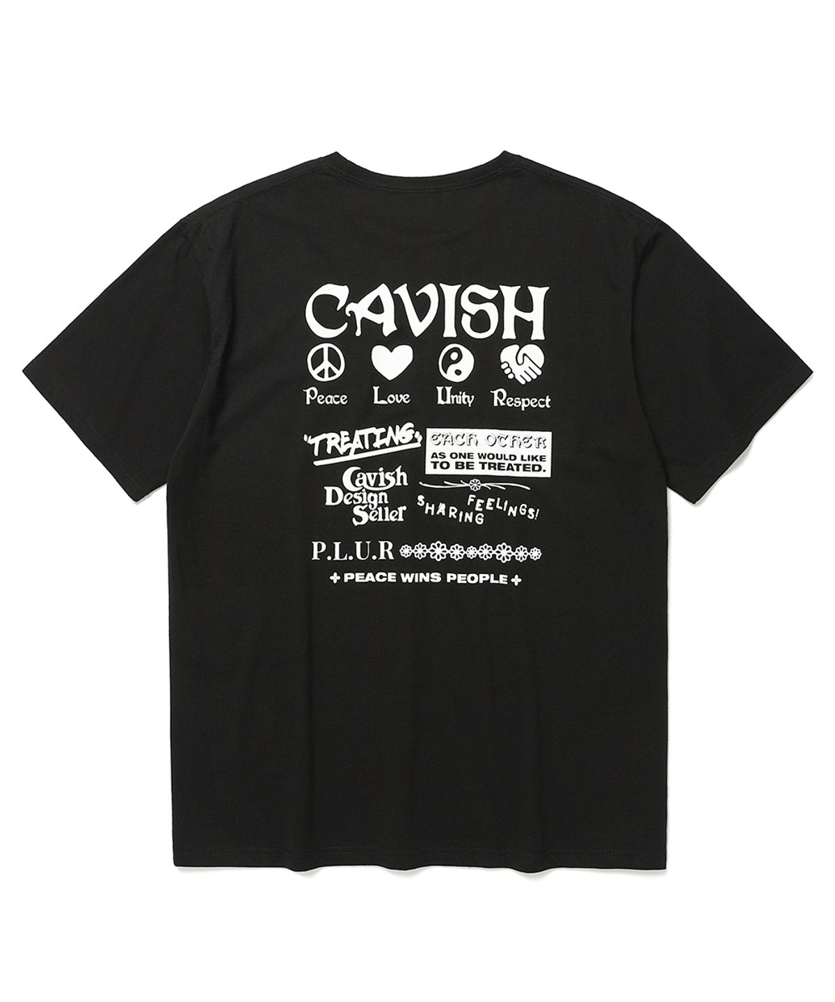 카비시(CAVISH) PLUR SS TEE BLACK(CV2BMMT515A)