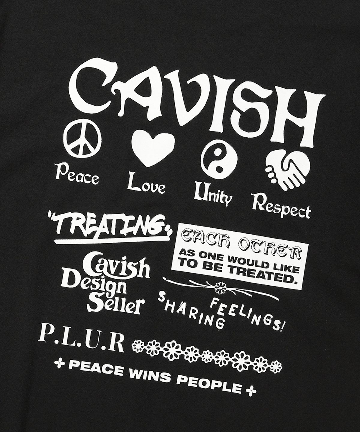 카비시(CAVISH) PLUR SS TEE BLACK(CV2BMMT515A)