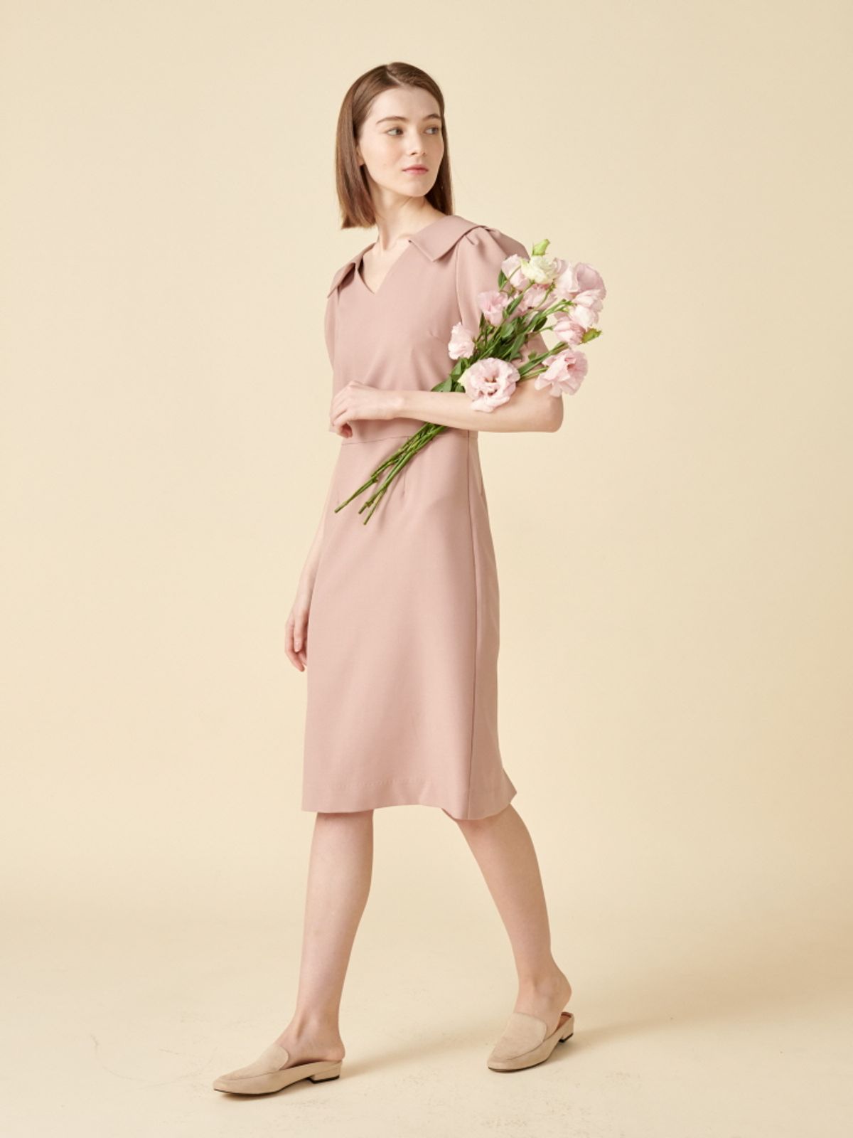 코엣(COETT) 제인 원피스 Coett Jane Dress 드라이로즈