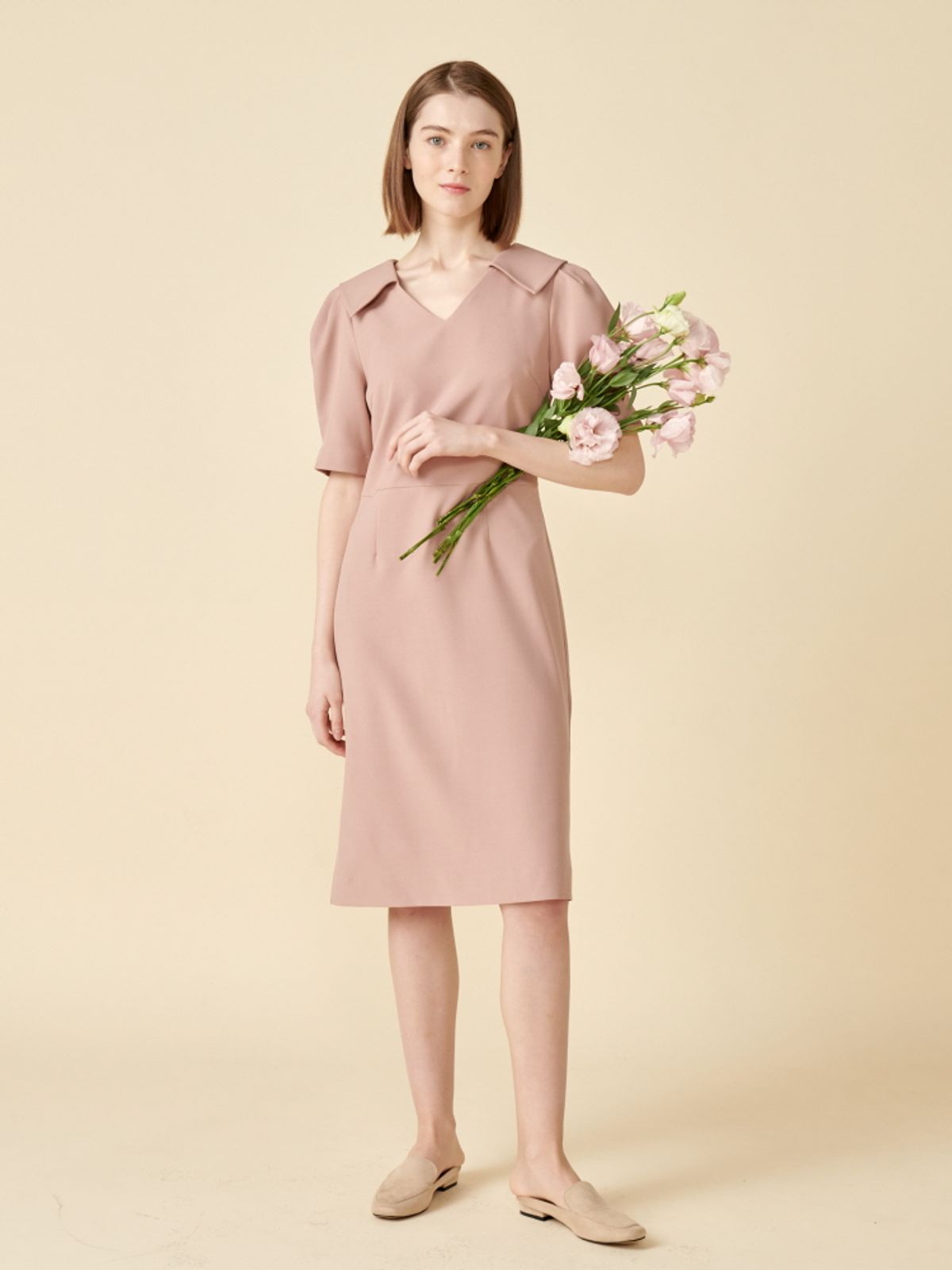 코엣(COETT) 제인 원피스 Coett Jane Dress 드라이로즈