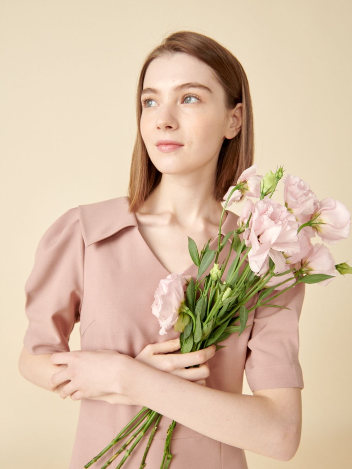 코엣(COETT) 제인 원피스 Coett Jane Dress 드라이로즈