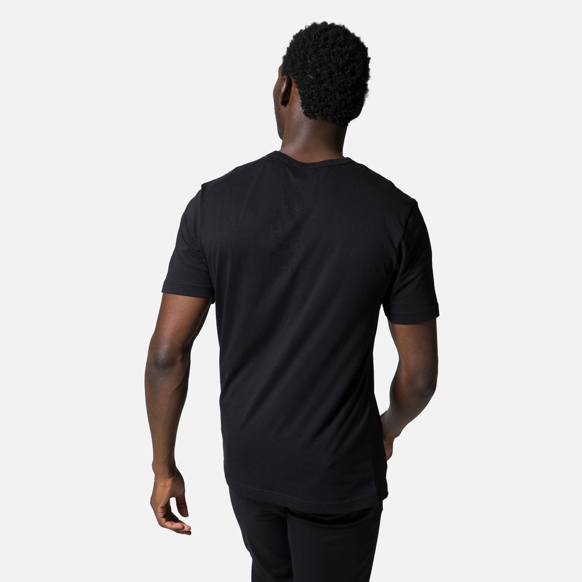로시뇰(ROSSIGNOL) LOGO PLAIN TEE 반팔 티셔츠 / BLACK