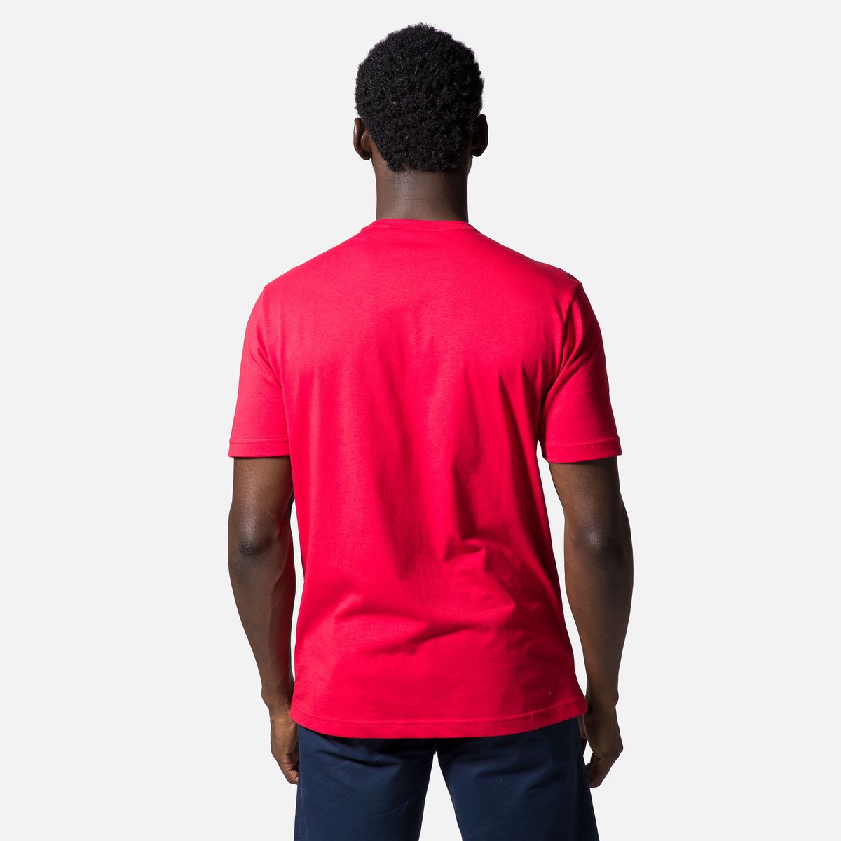 로시뇰(ROSSIGNOL) LOGO PLAIN TEE 반팔 티셔츠 / CARMIN