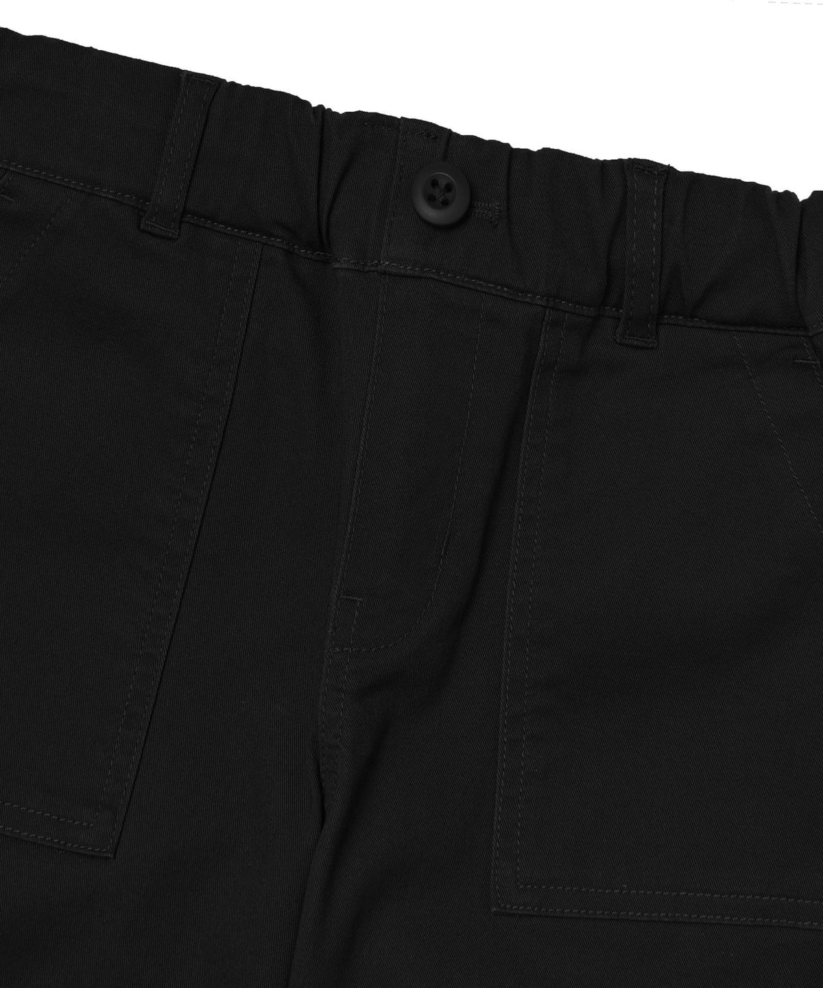 무신사 스탠다드 키즈(MUSINSA STANDARD KIDS) 퍼티그 밴딩 팬츠 [블랙]