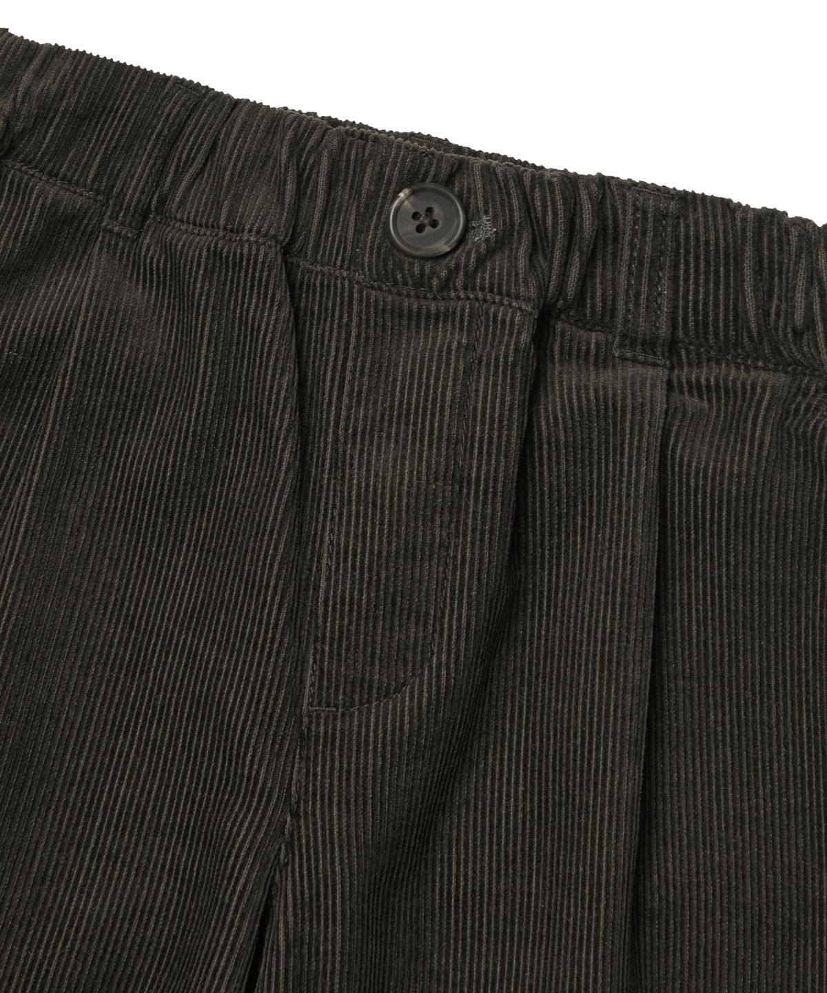 무신사 스탠다드 키즈(MUSINSA STANDARD KIDS) 레귤러 핏 밴딩 코듀로이 팬츠 [더스티 카키]