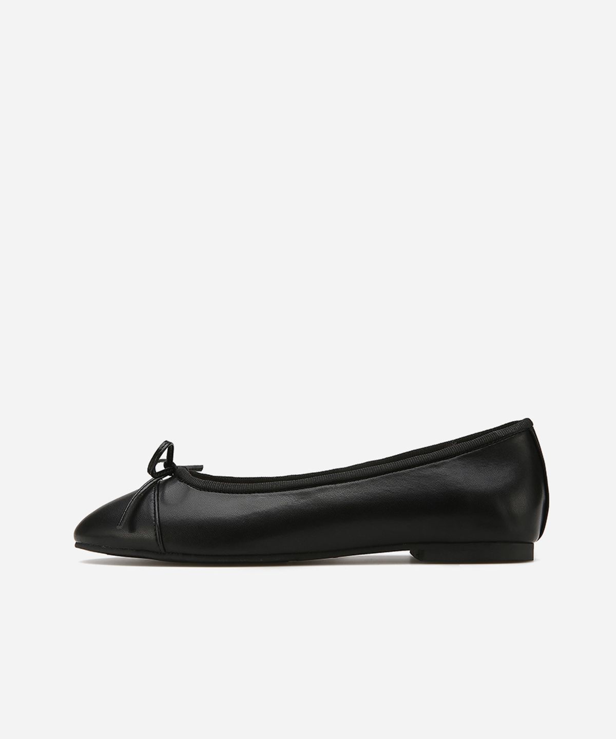 솔트앤초콜릿(SALT AND CHOCOLATE) 라운드 토 투톤 배색 리본 플랫 412215007 (1cm/3colors)