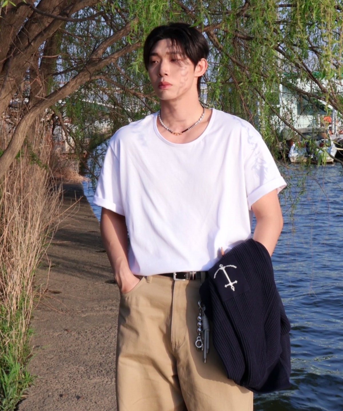메종미네드(MAISON MINED) [3COLOR] BASIC U NECK
