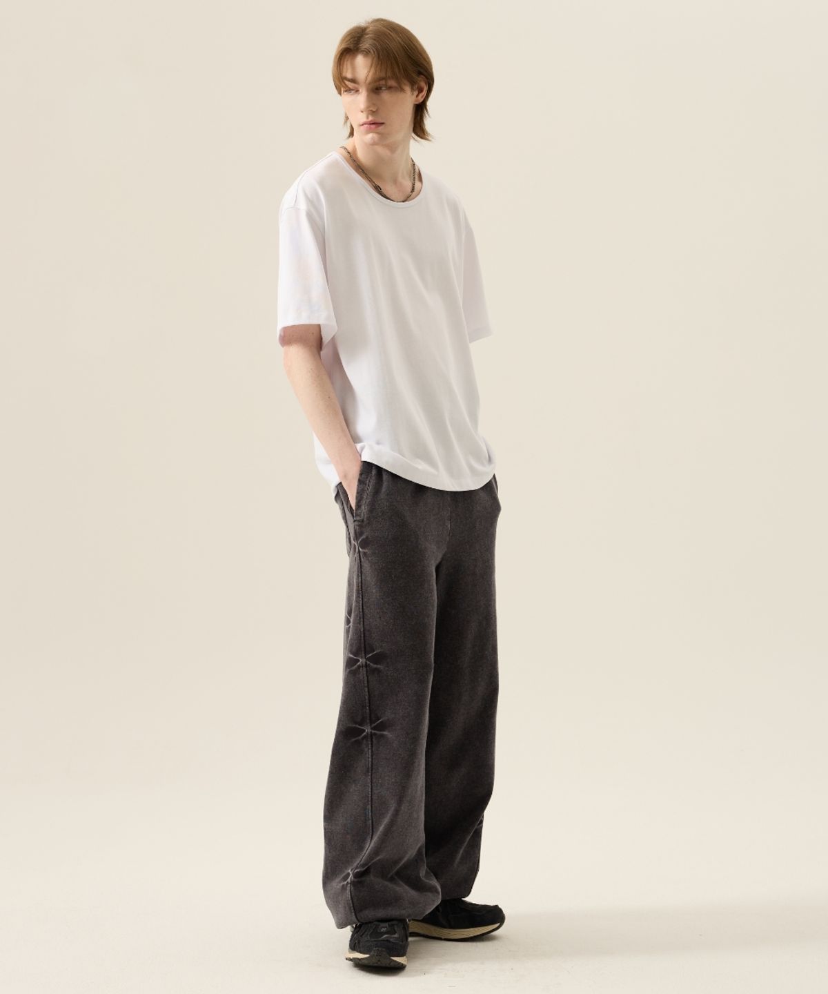메종미네드(MAISON MINED) [3COLOR] BASIC U NECK