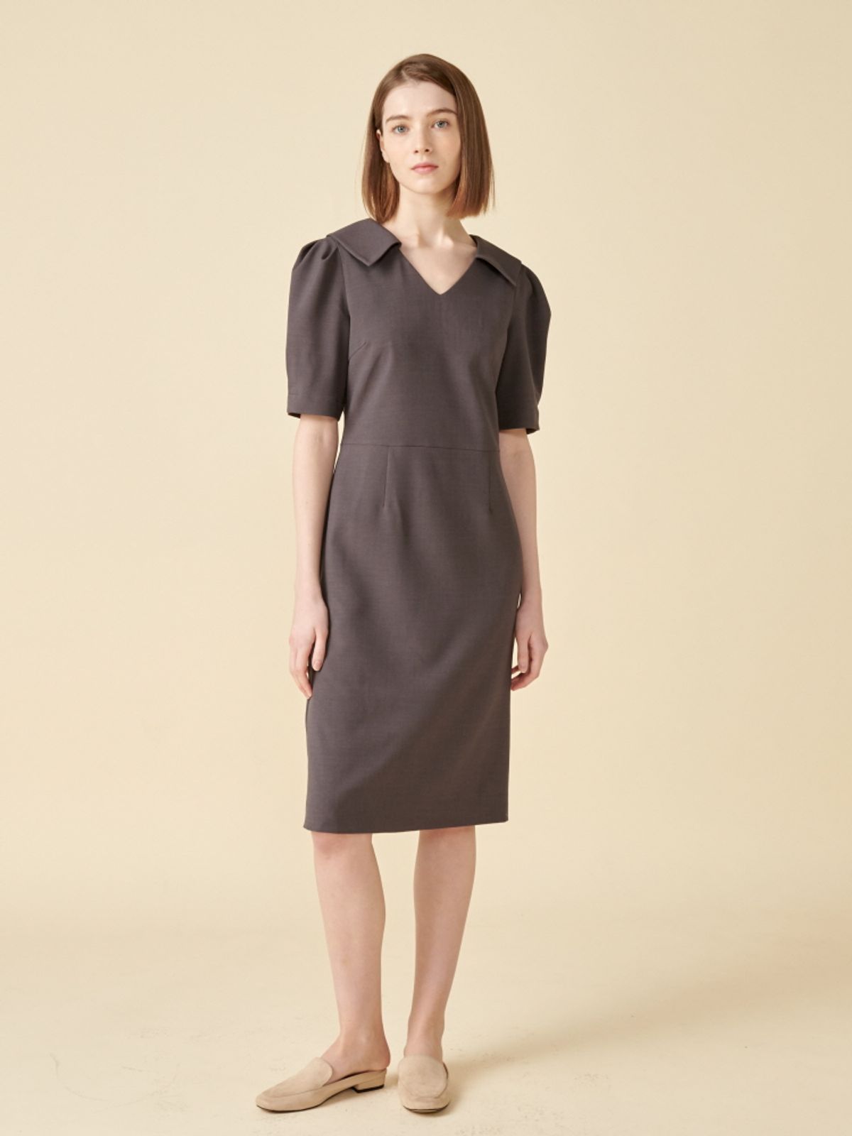 코엣(COETT) 제인 원피스 Coett Jane Dress 차콜