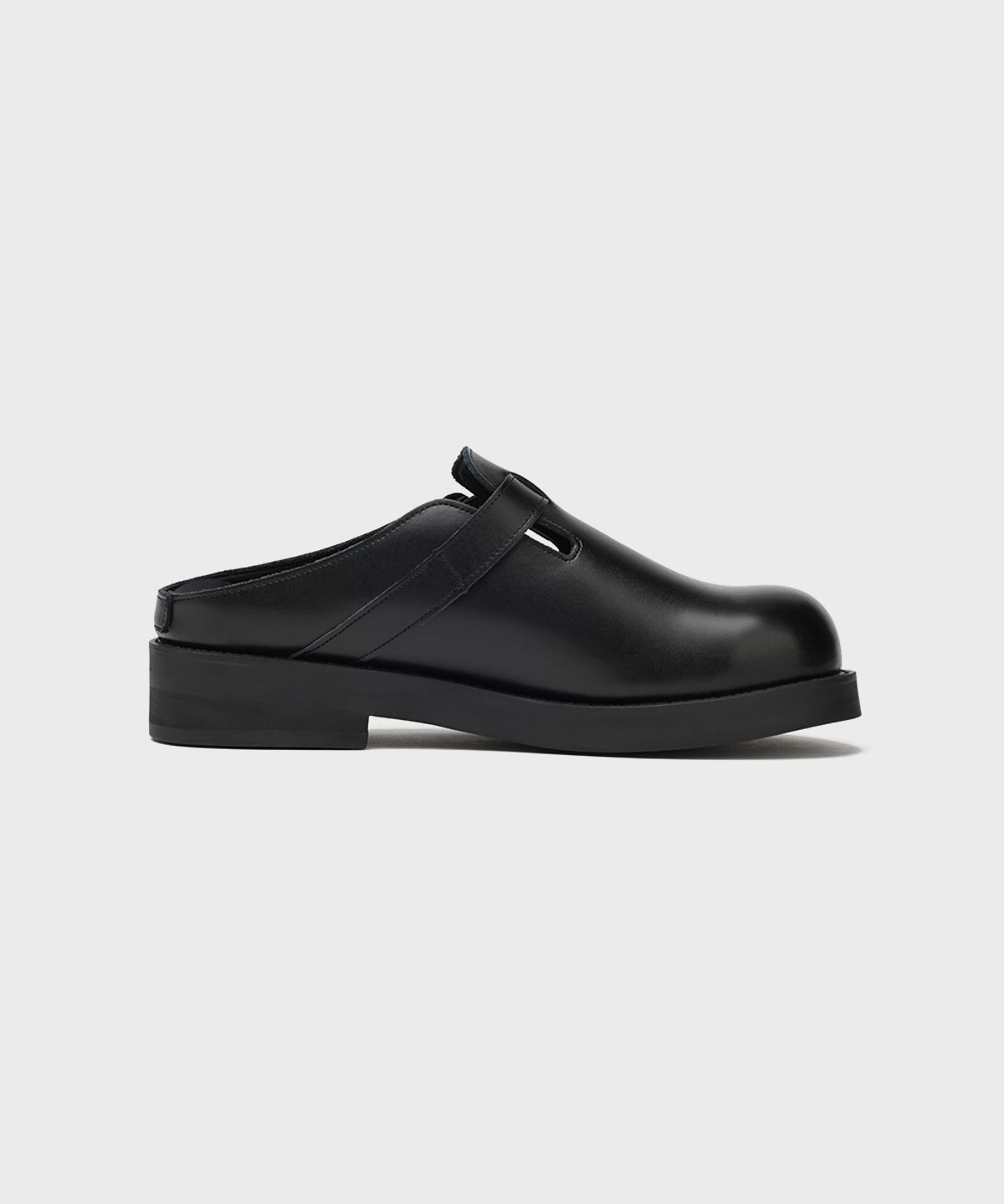 피렌체 아뜨리에(FIRENZE ATELIER) [SECOND.A] 엔틱버클 6CM 벌룬 블로퍼 2NDS090B [BLACK]