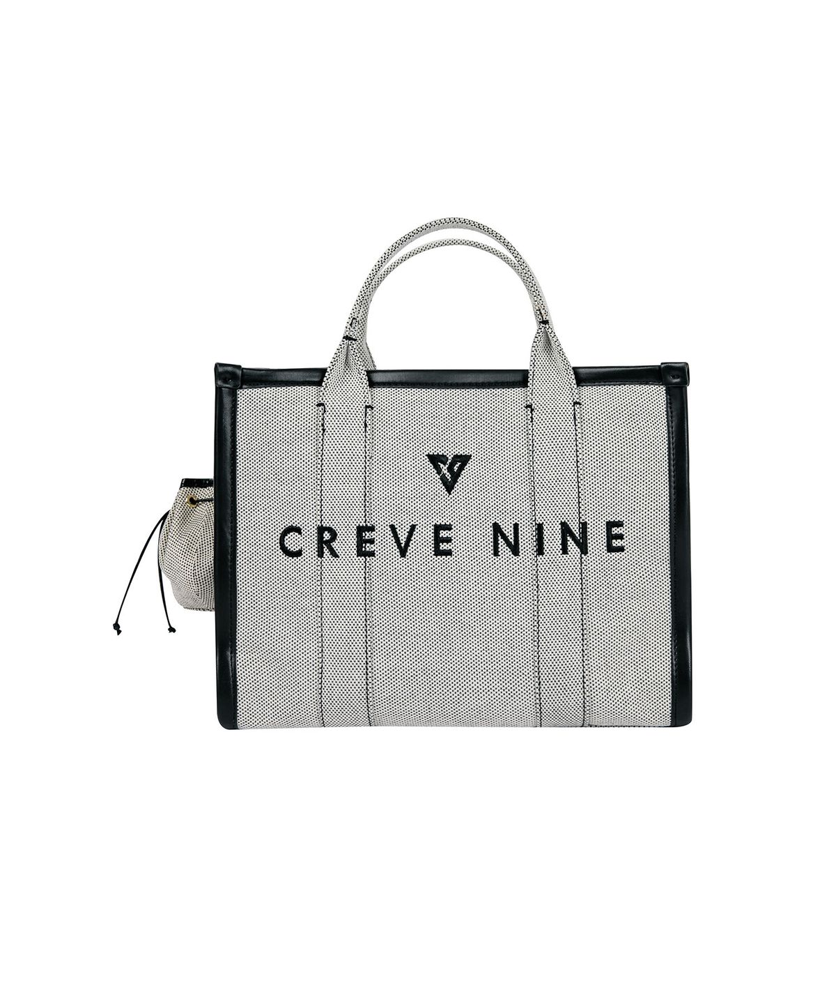 크리브나인(CREVE9) 트래블 캔버스 토트백 BLACK