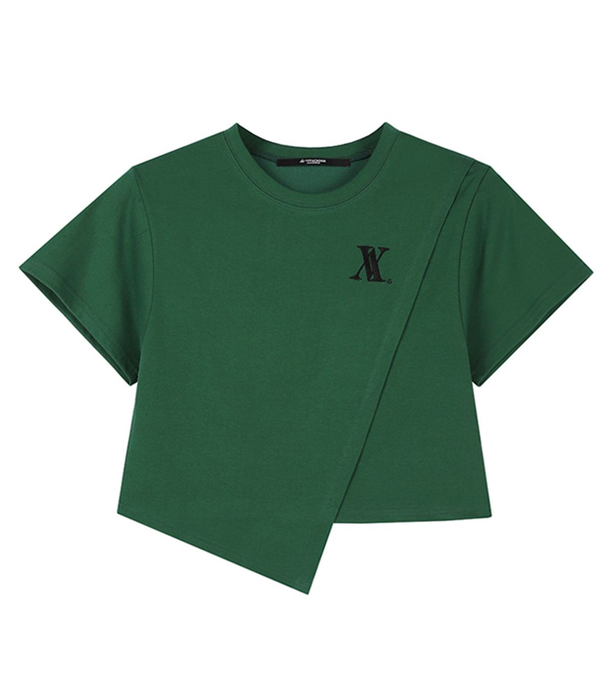 어반드레스(AVANDRESS) Diagonal T-shirt AV GREEN