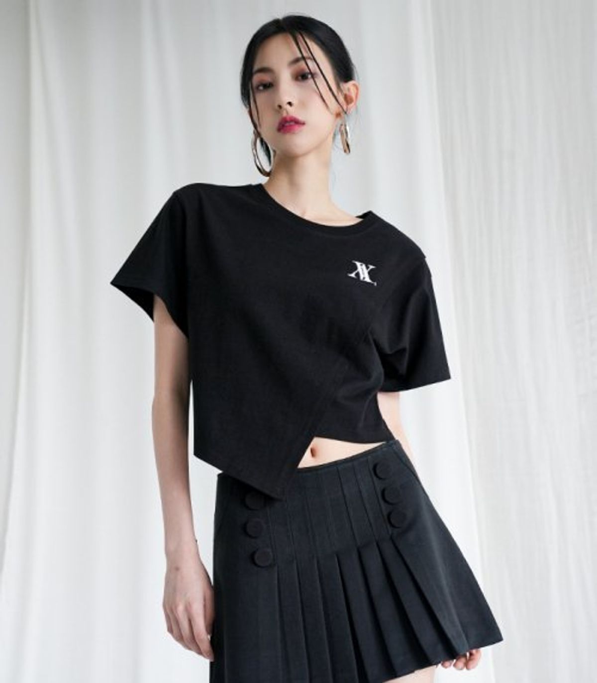어반드레스(AVANDRESS) Diagonal T-shirt AV - 6COL
