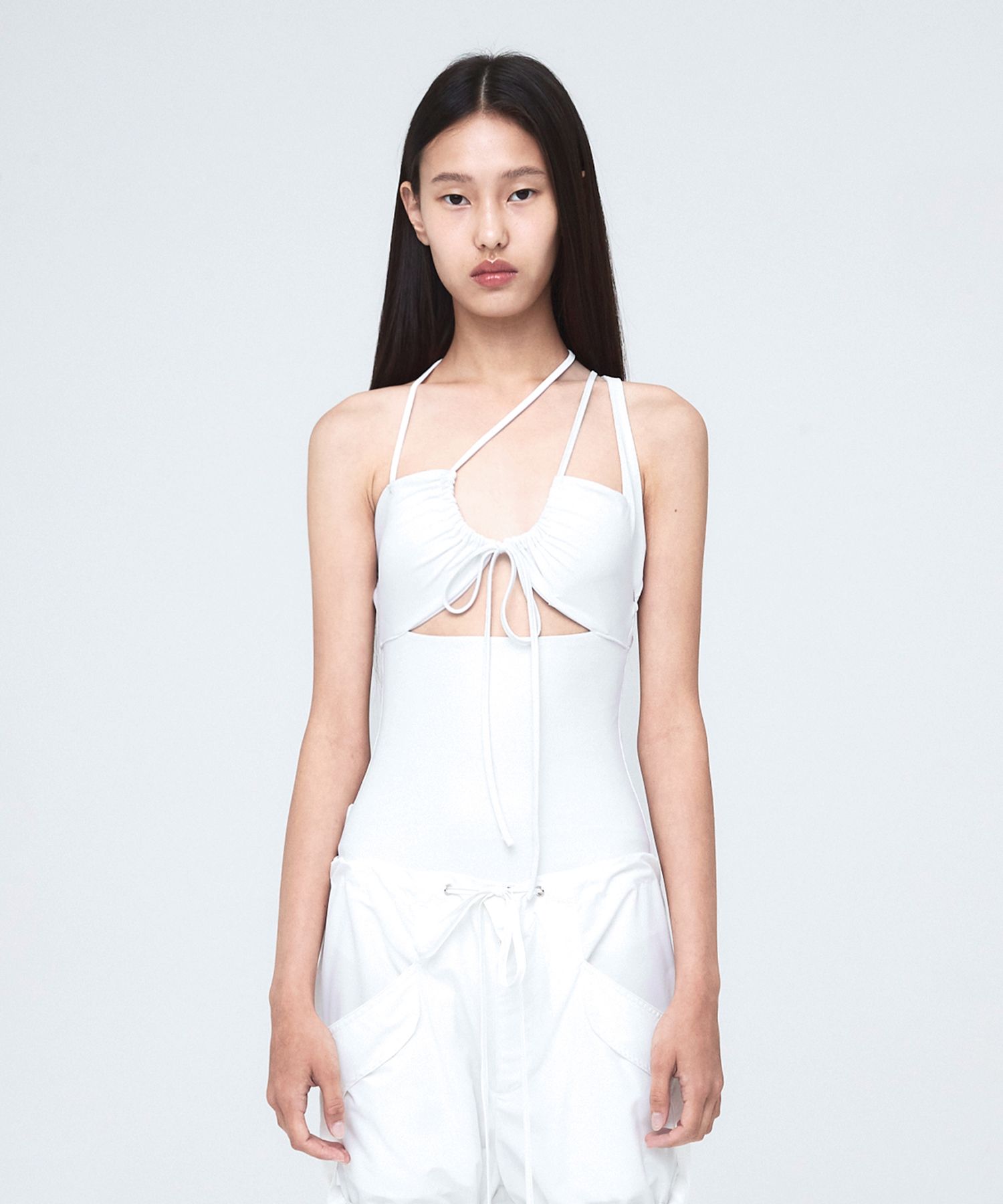 ★NACHE★ MULTIWAY STRAP SWIM SUIT LIGHT GRAY MUSINSA | NACHE MULTIWAY STRAP SWIM SUIT LIGHT GRAY