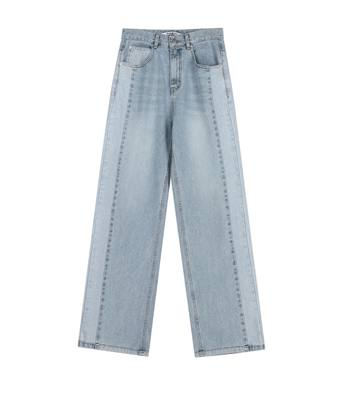 어반드레스(AVANDRESS) two-tone wide pants LIGHT BLUE