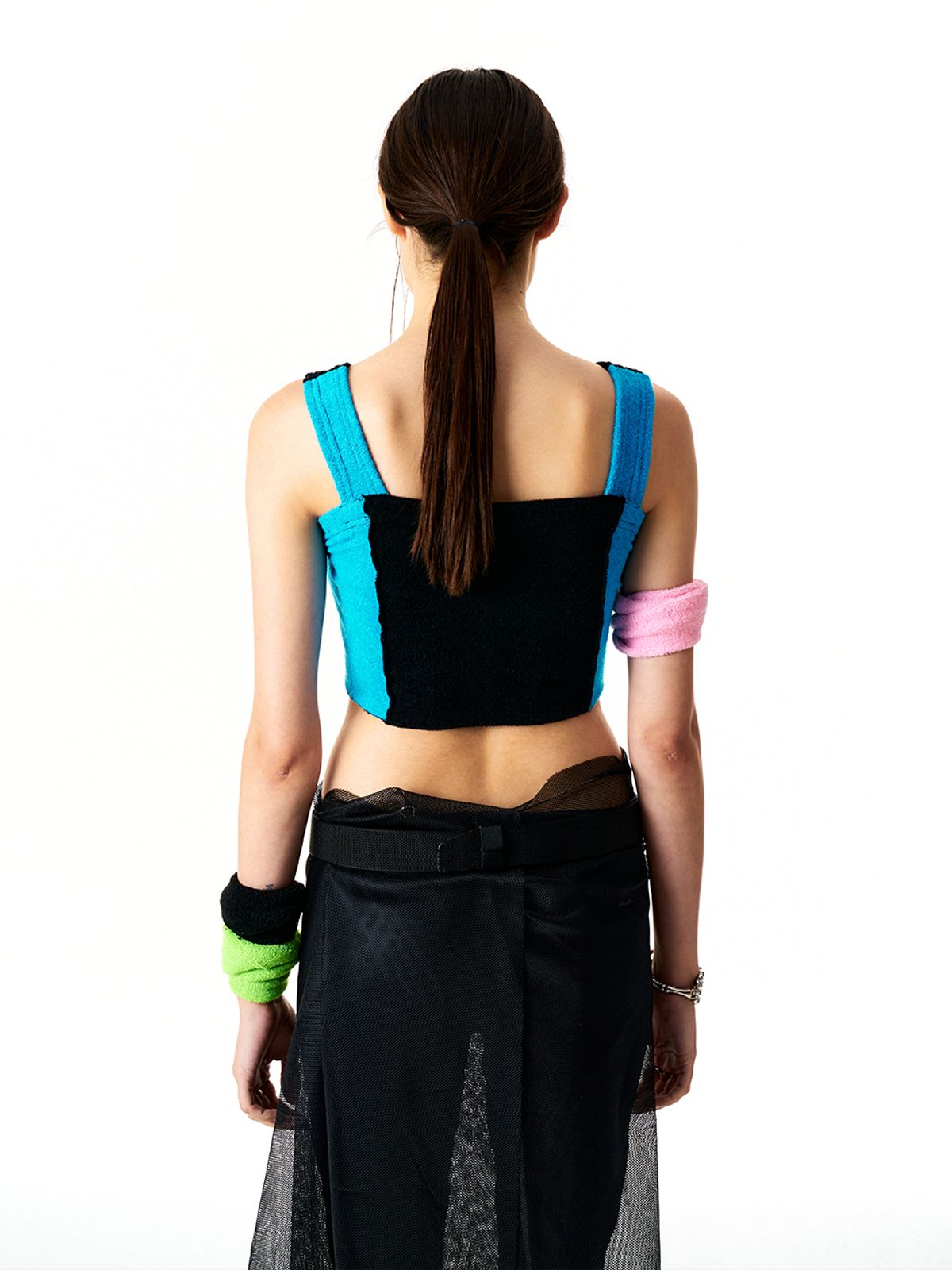 와이이이엘(YEEL) Contrast Terry Top Blue