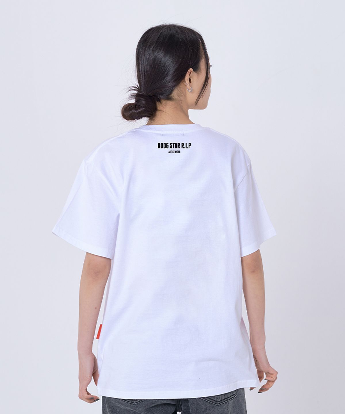 아티스트웨어(ARTISTWEAR) [ATW X BOOGSTAR] 부그스타 레전드 반팔티_WH