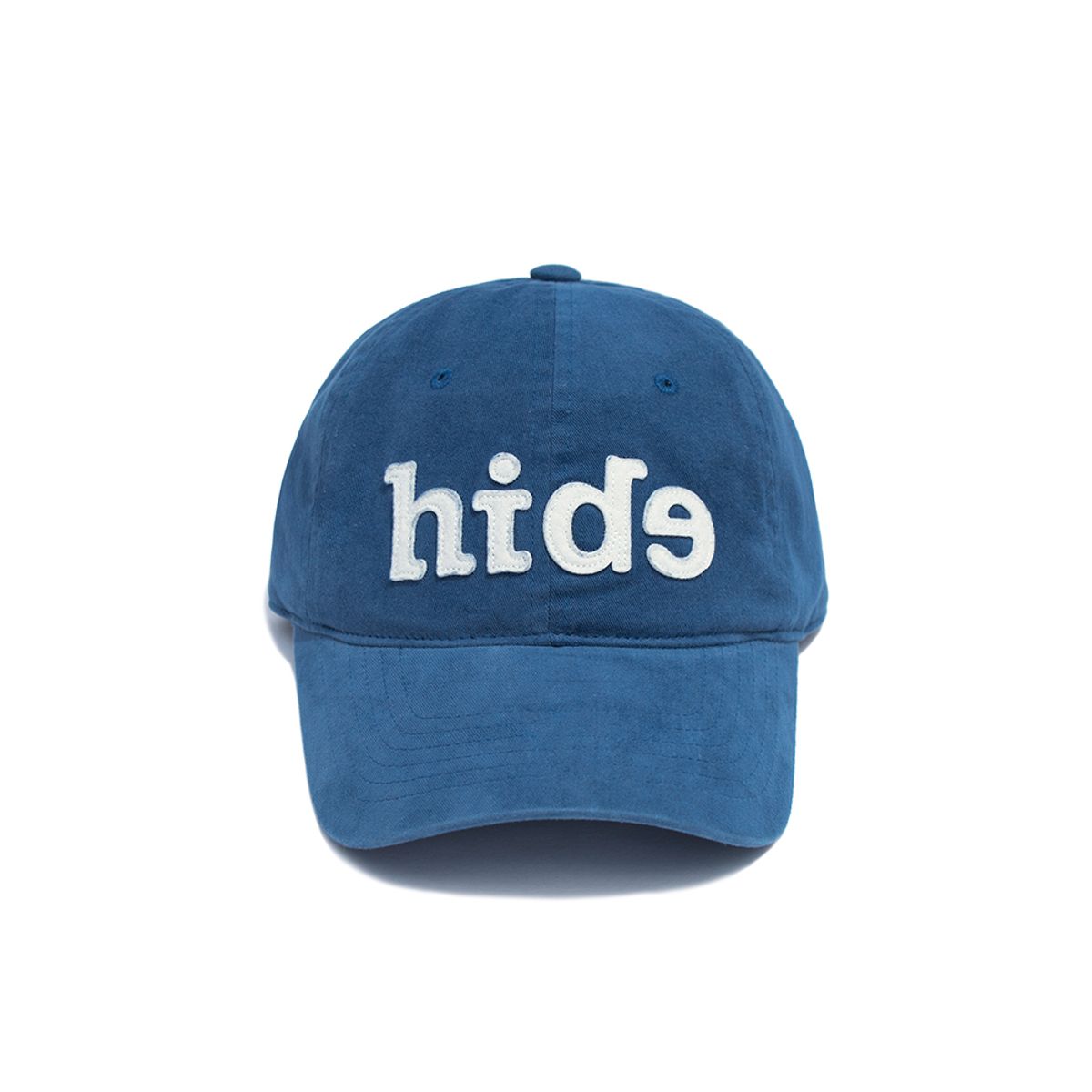 히든비하인드(HIDDEN BEHIND) hide 로고 볼캡(BLUE)