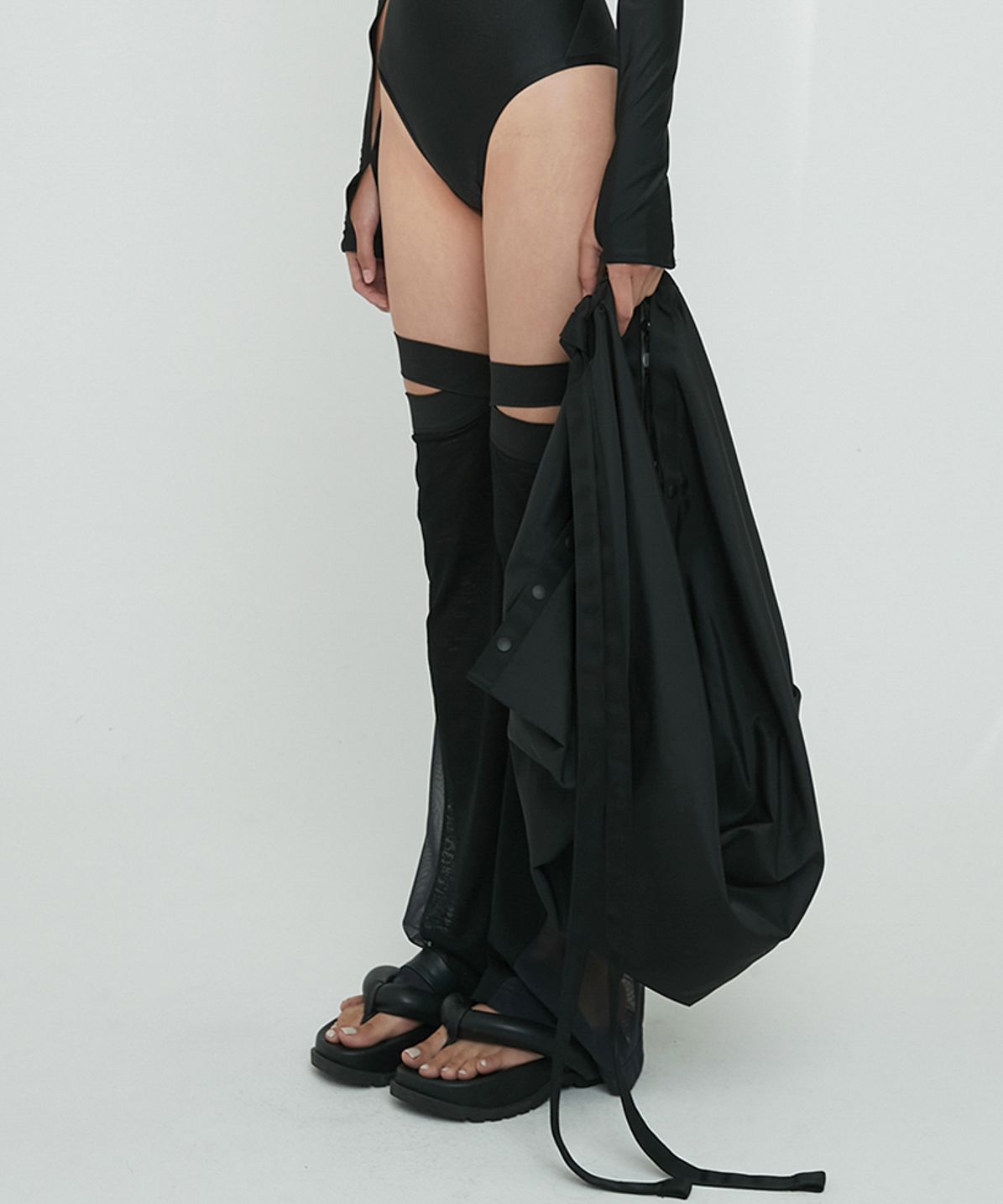 MUSINSA | OJOS Seperate Biker Shorts / Black