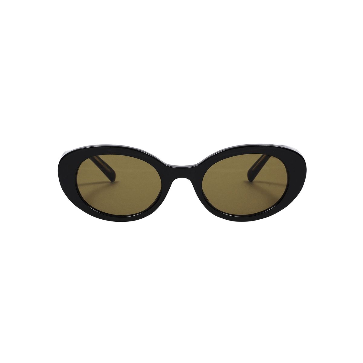 한글(HANGLE EYEWEAR) 오벌 선글라스 브라운