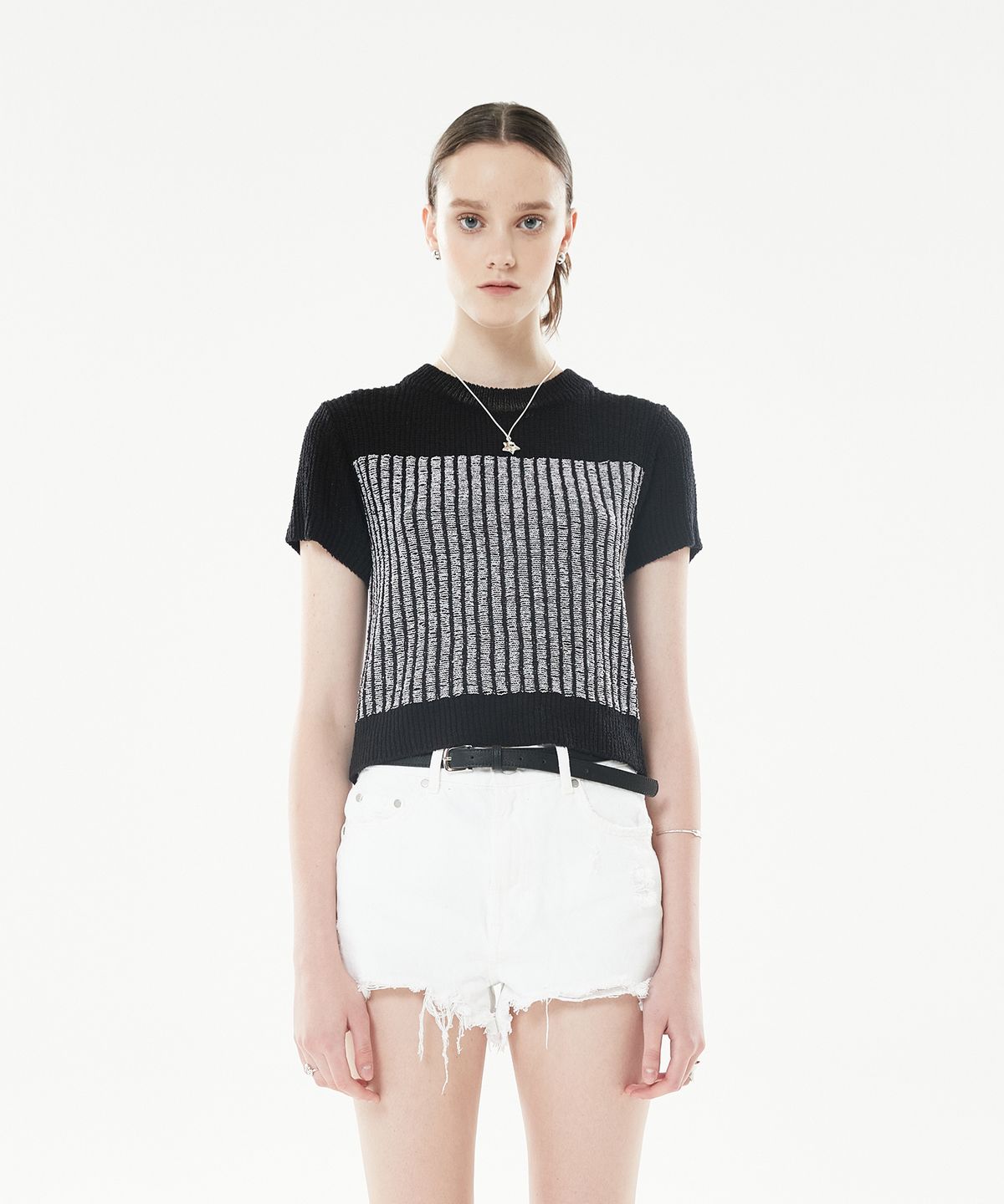 라티젠(LARTIGENT) LLS BOUCLE KNIT(BLACK)