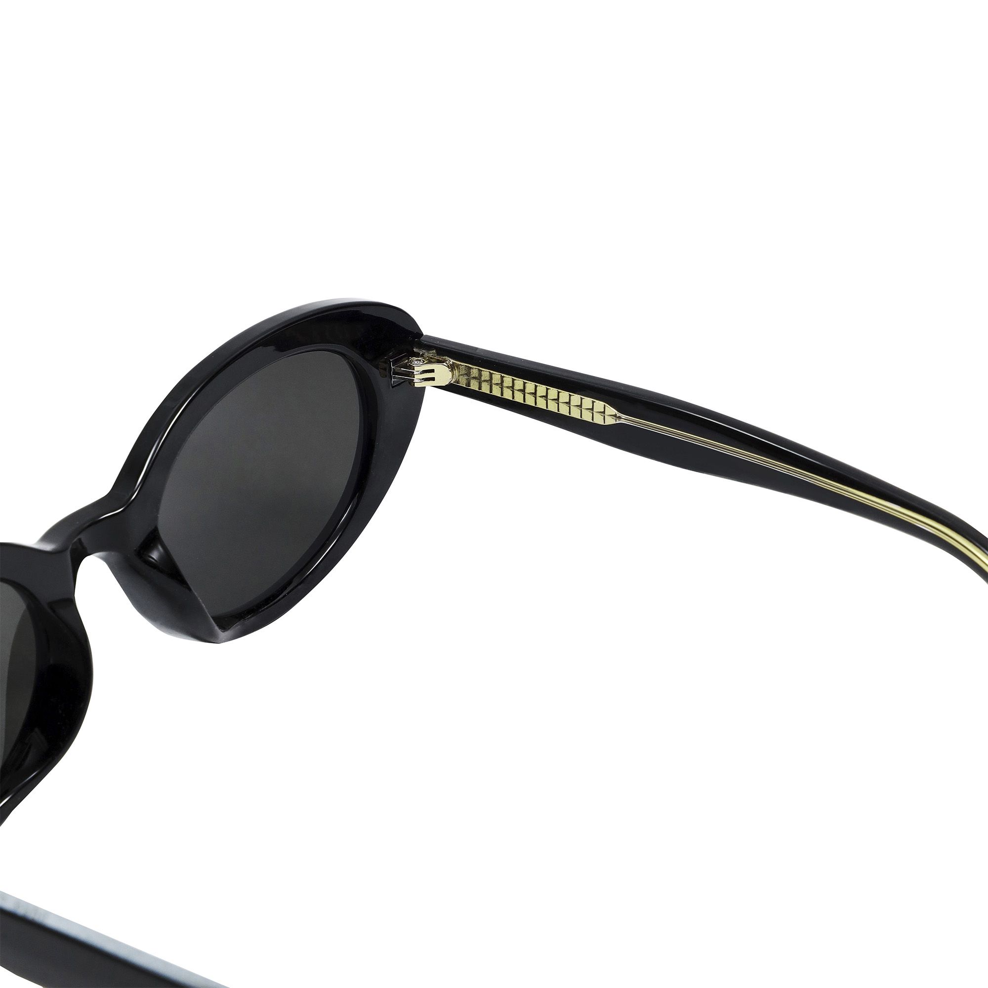MUSINSA | HANGLE EYEWEAR Korean Oval Sunglasses Black