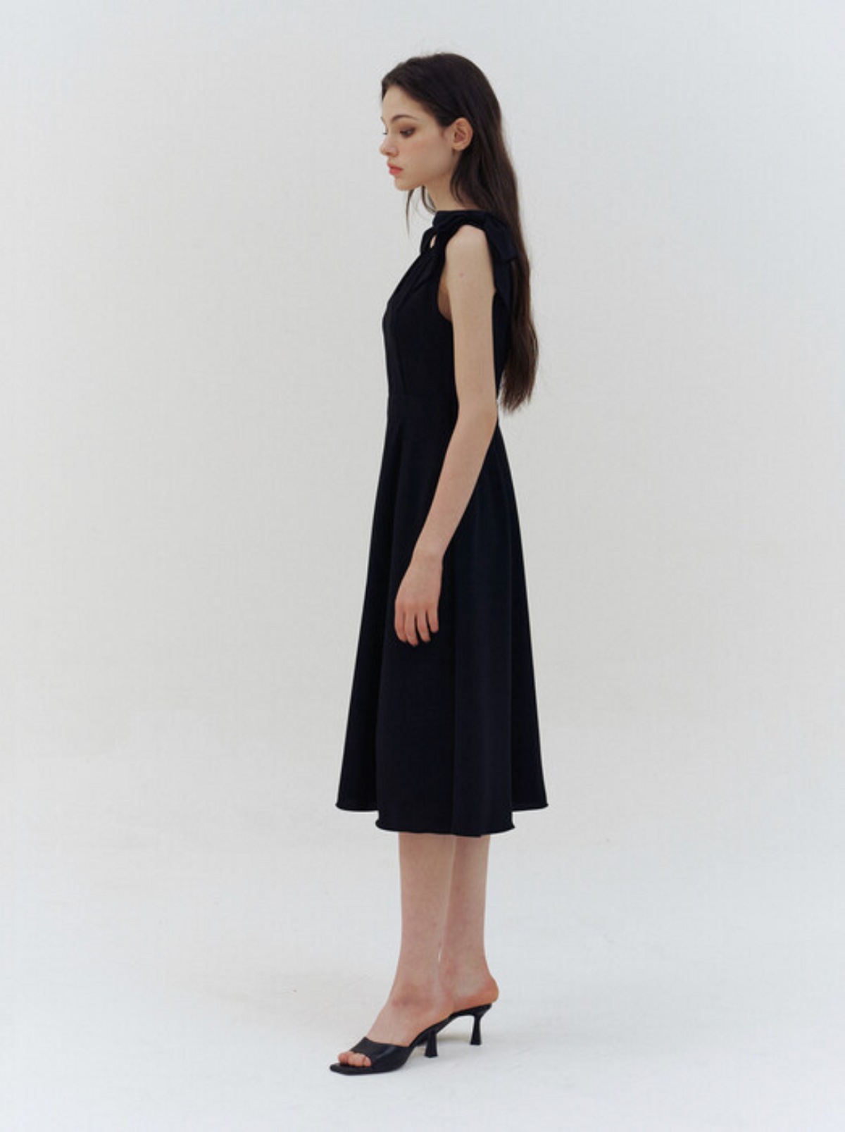 카인더베이비(KINDABABY) Black Bella Double Ribbon One Piece