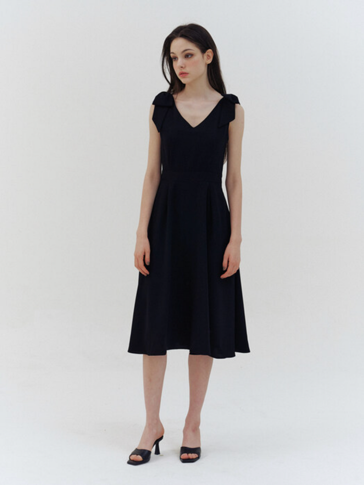 카인더베이비(KINDABABY) Black Bella Double Ribbon One Piece