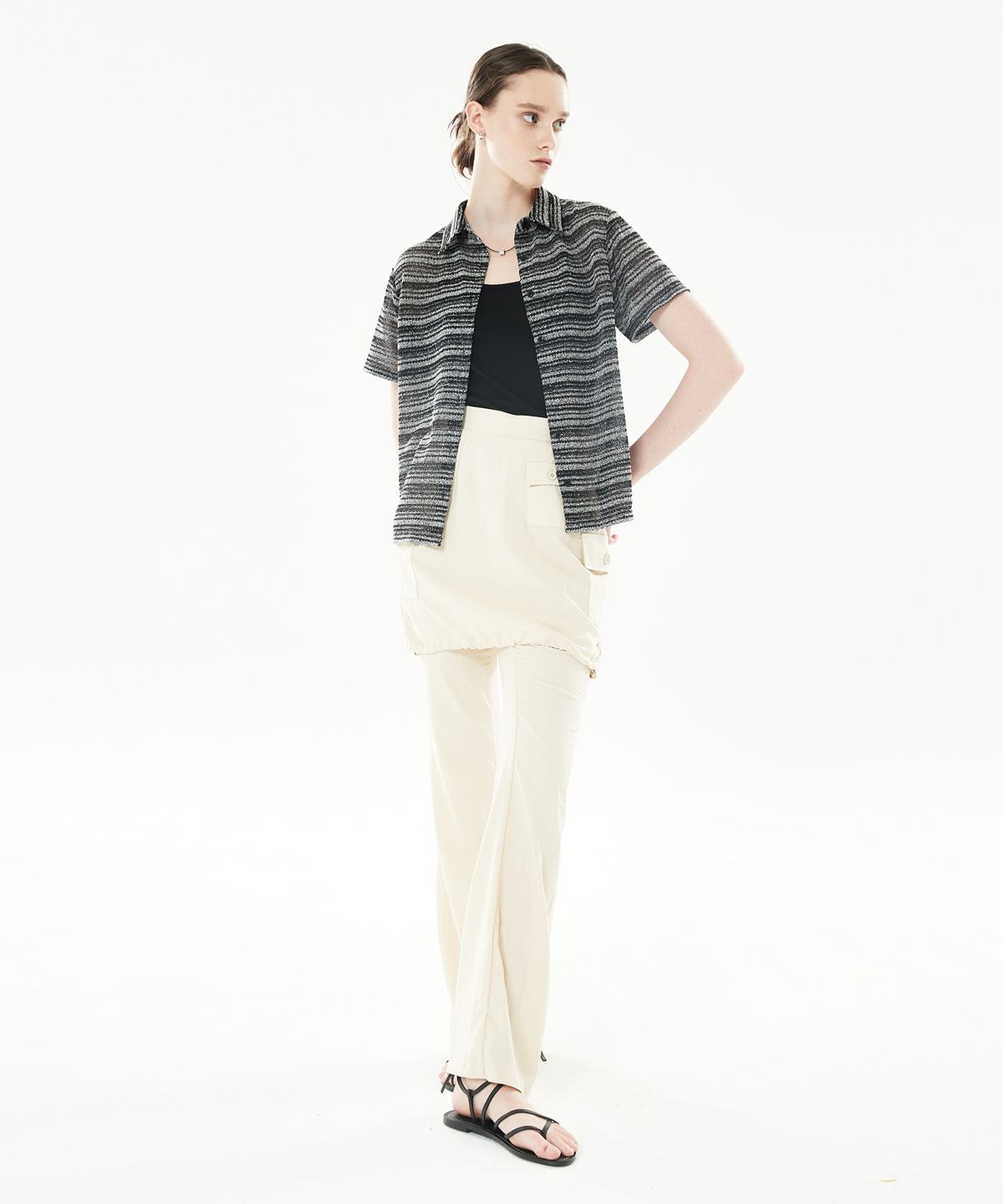 라티젠(LARTIGENT) LLS POCKET PANTS(BEIGE)