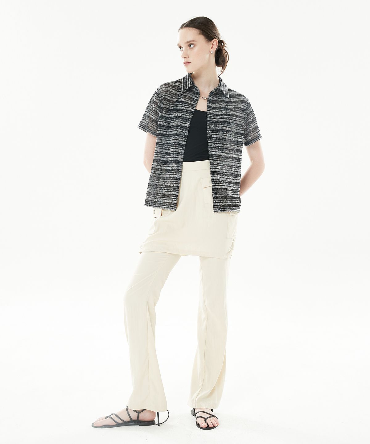 라티젠(LARTIGENT) LLS POCKET PANTS(BEIGE)