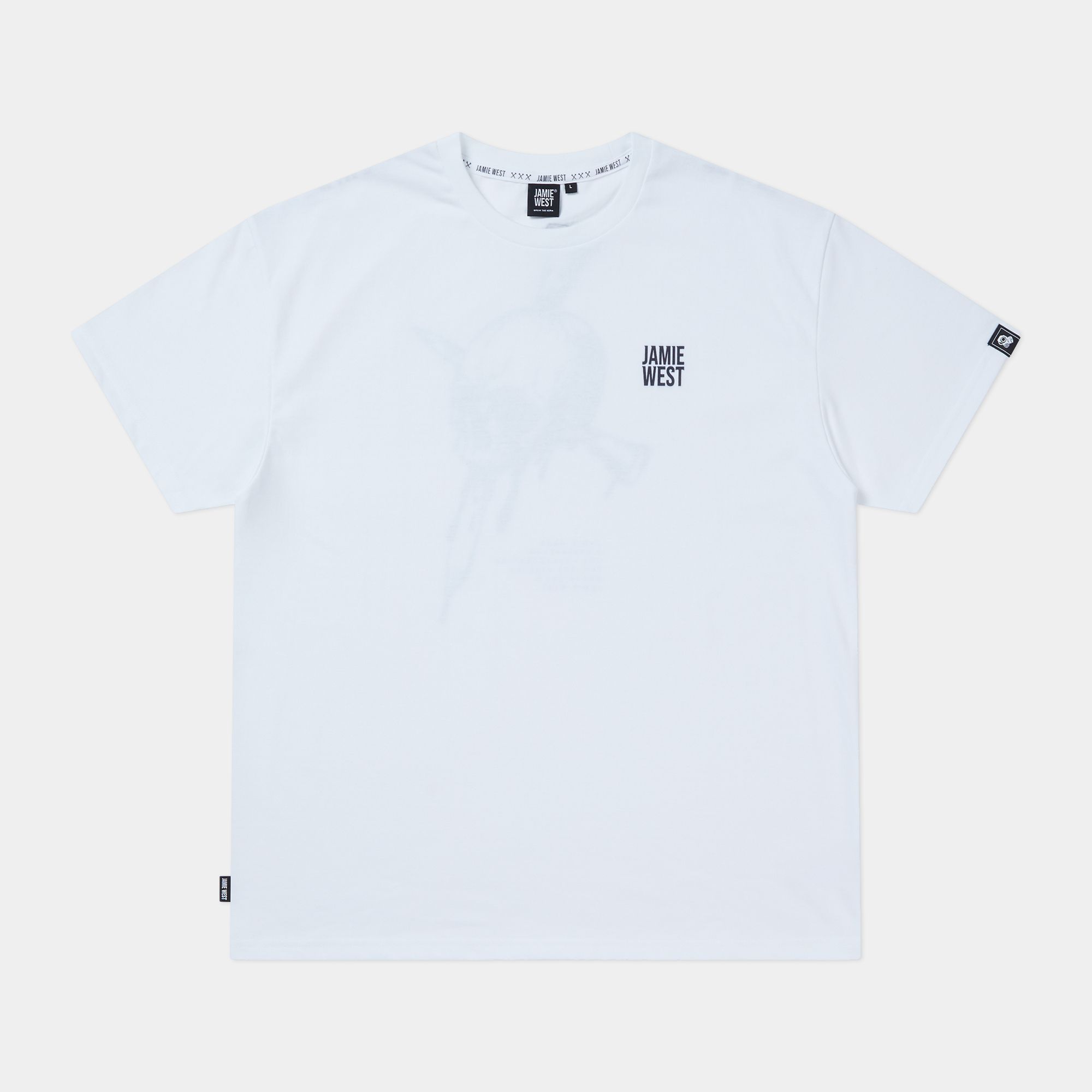 MUSINSA | JAMIE WEST JXA#03 SAIN TATTOO T-SHIRT (WHITE)