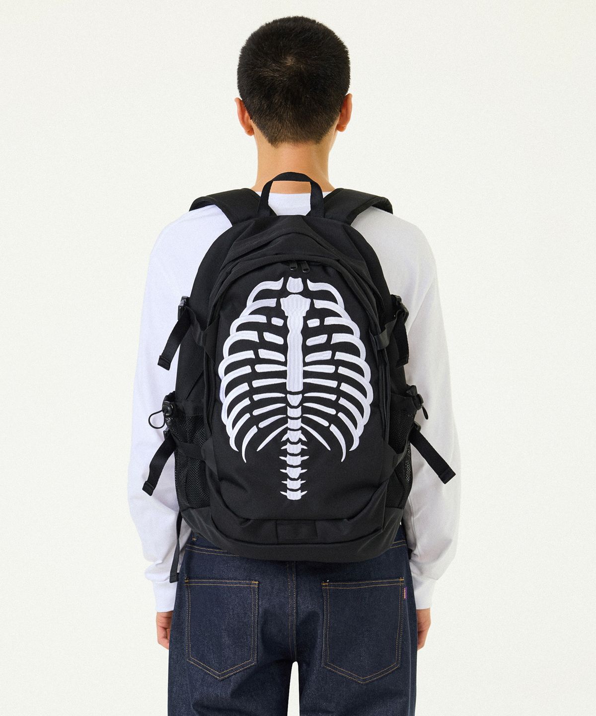 라퍼(LAUGHER) BONE BACKPACK - BLACK