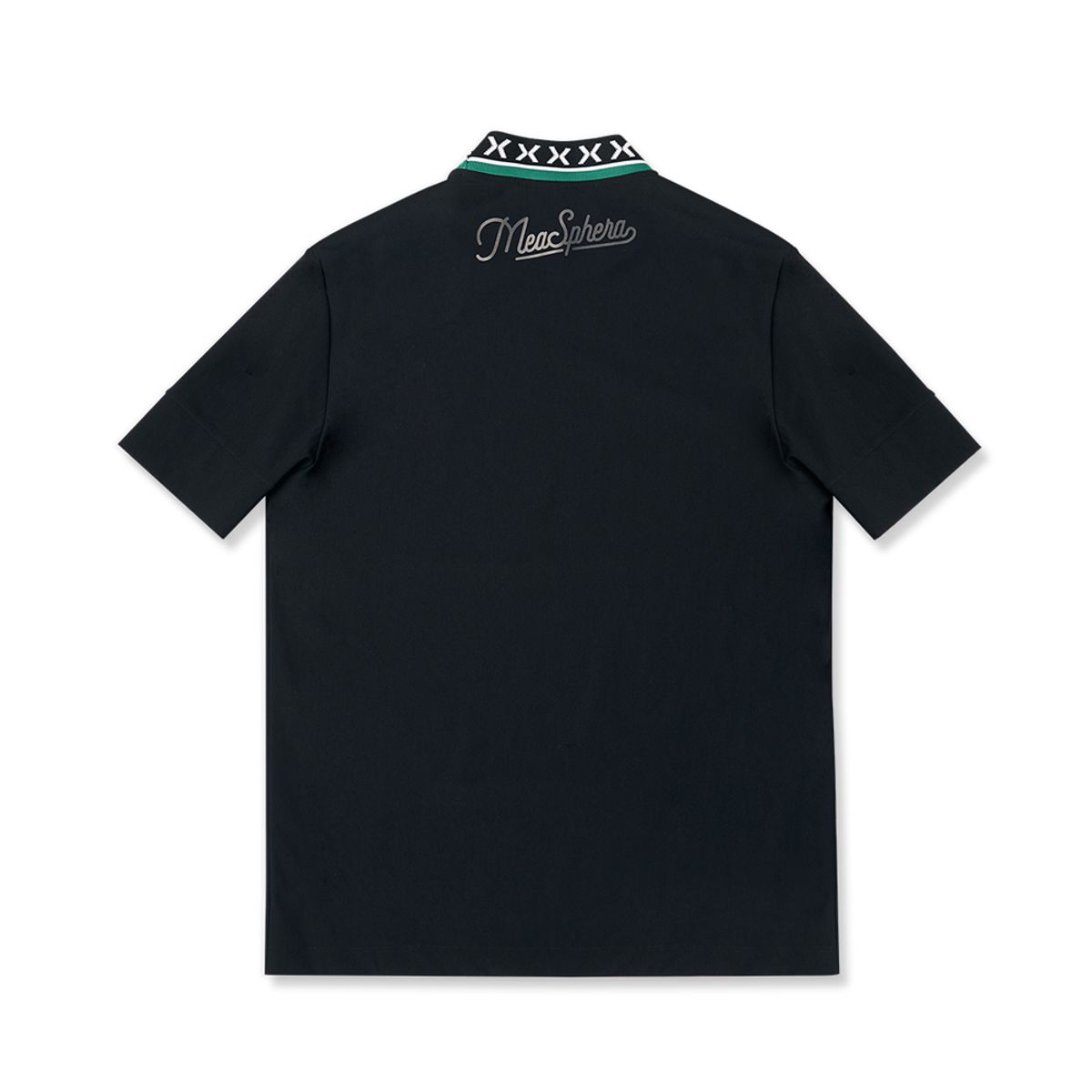 미스페라(MEASPHERA) MEN SLIM-FIT HIGH NECK T-SHIRT BLACK