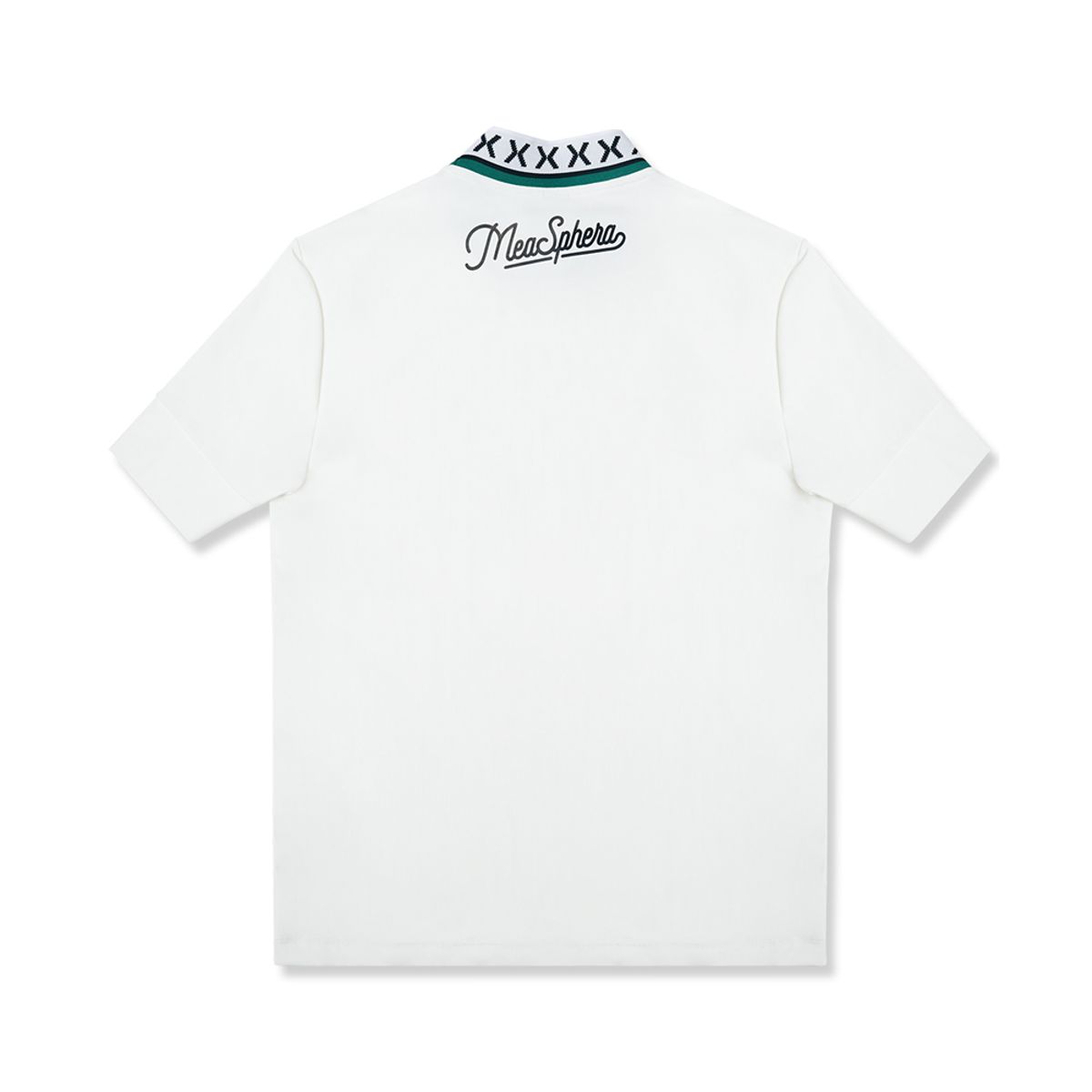 미스페라(MEASPHERA) MEN SLIM-FIT HIGH NECK T-SHIRT WHITE