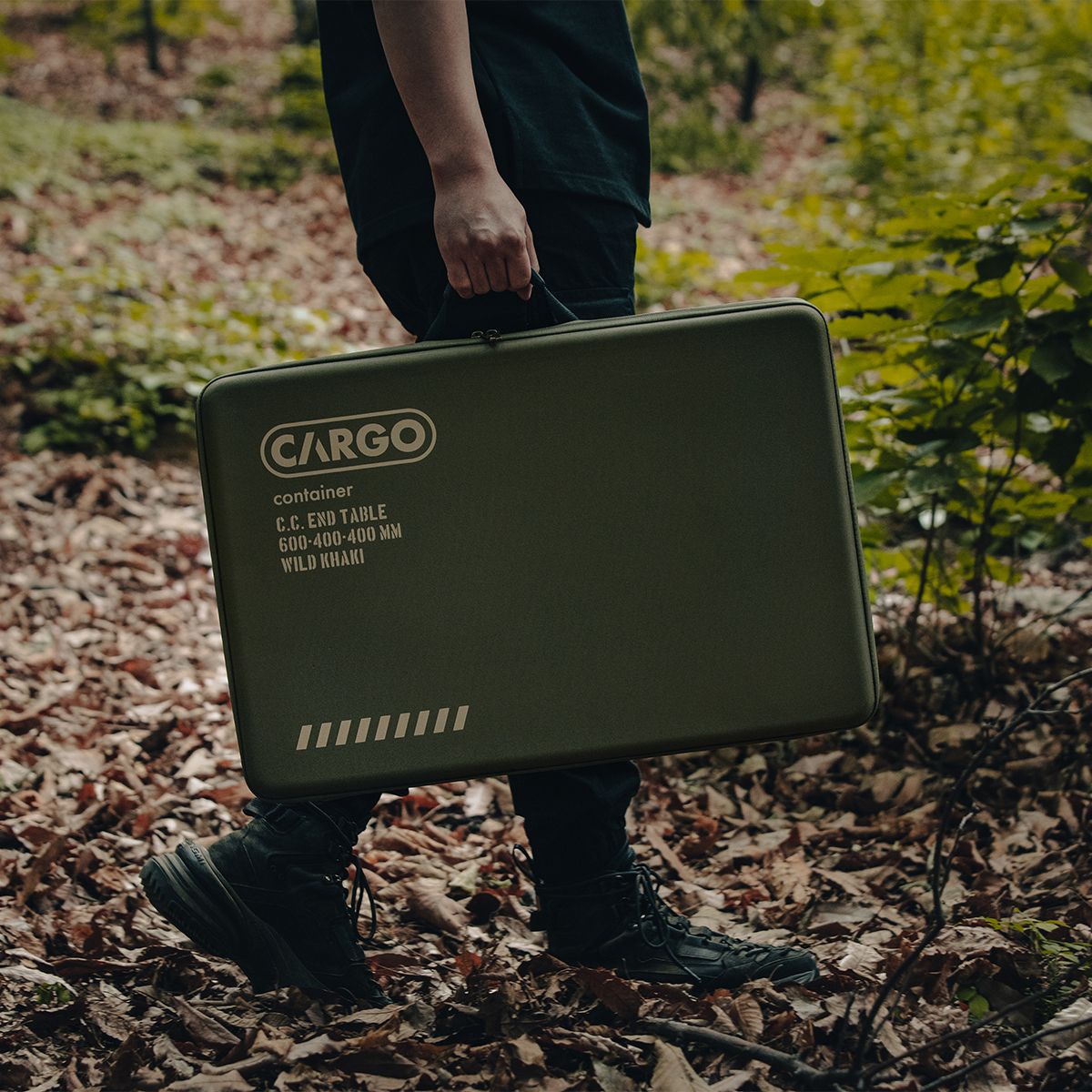 카고 컨테이너(CARGO CONTAINER) 엔드 테이블 1ea (카키)