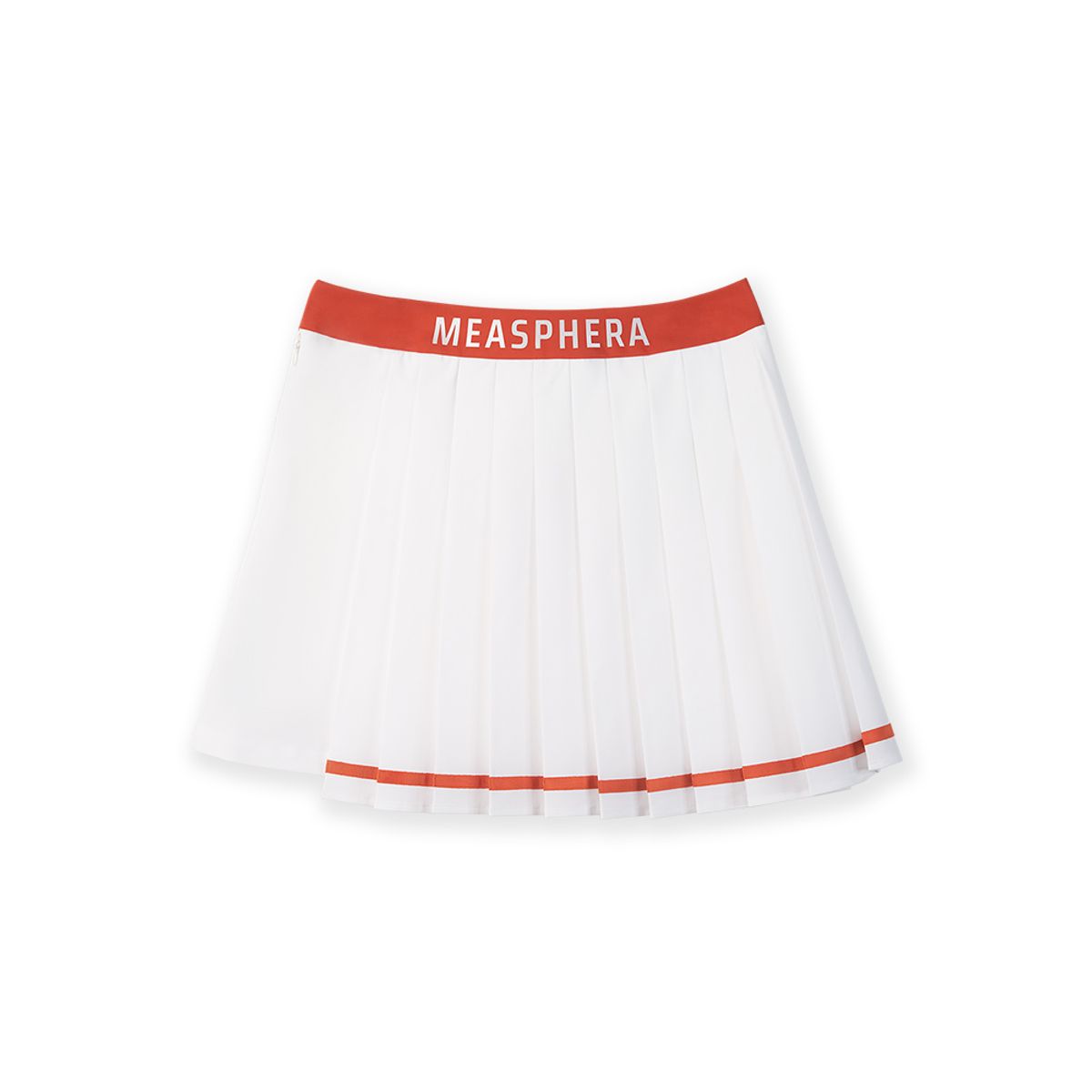 미스페라(MEASPHERA) WOMEN PLEATS WRAP SKIRT WHITE