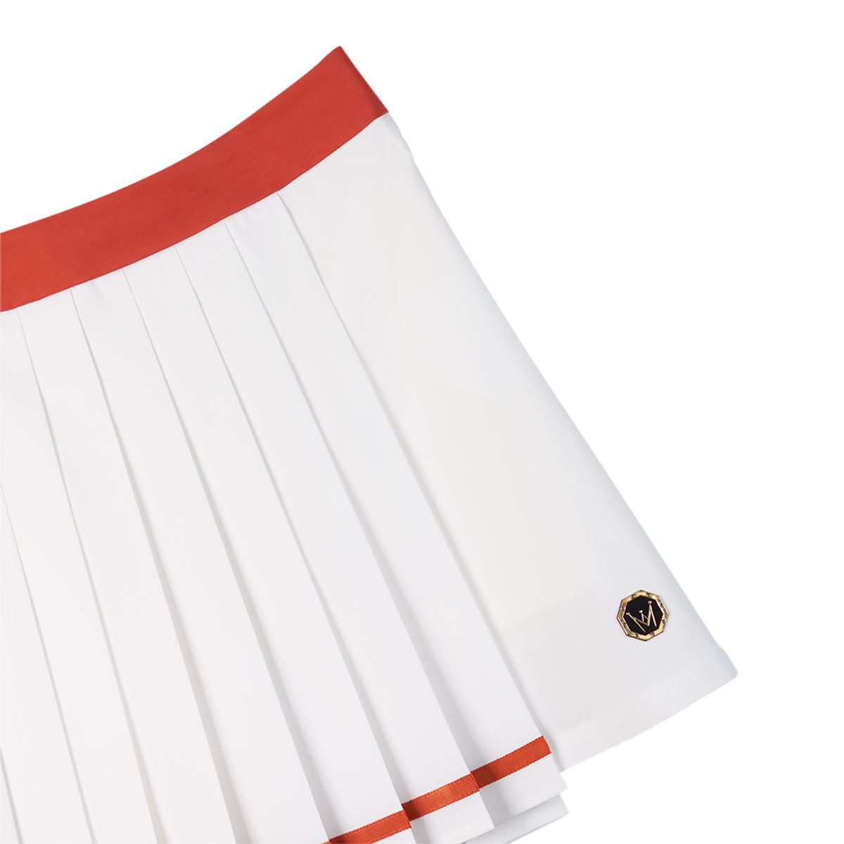 미스페라(MEASPHERA) WOMEN PLEATS WRAP SKIRT WHITE