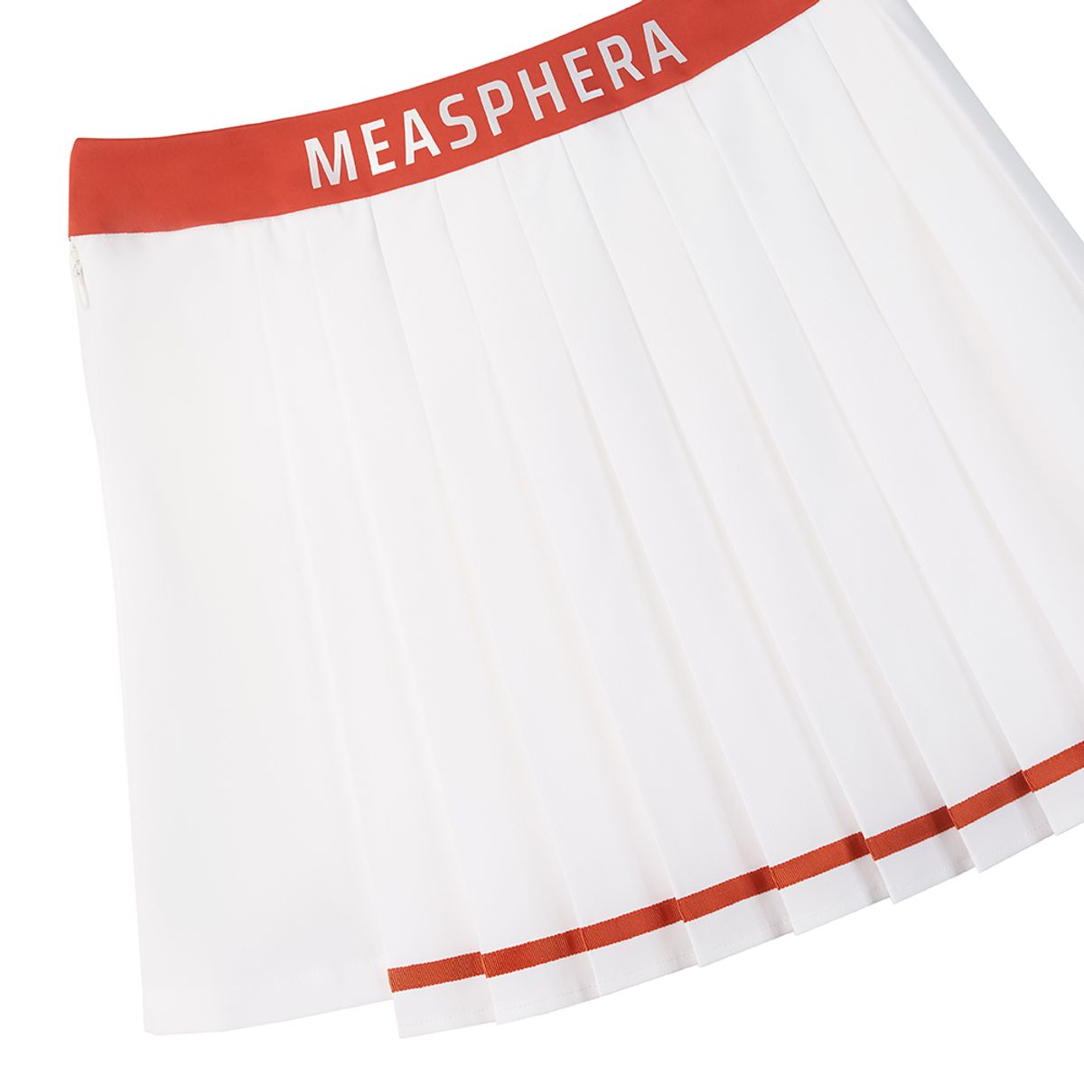 미스페라(MEASPHERA) WOMEN PLEATS WRAP SKIRT WHITE