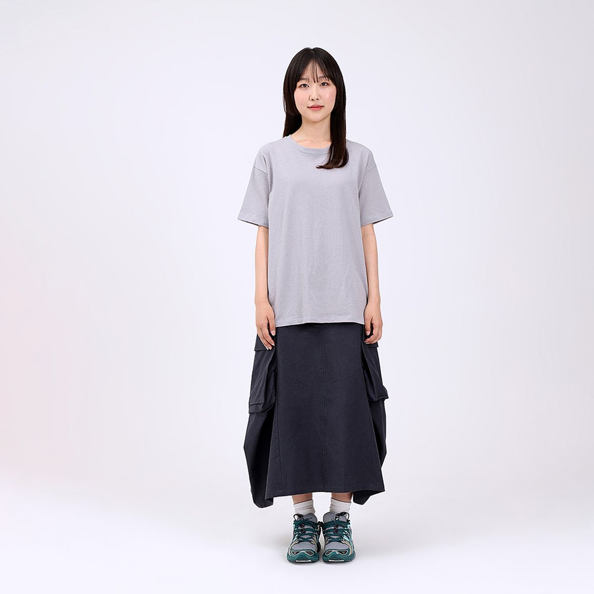 플로피엔디스크(FLOPPY&DISK) Waffle stripe tee_navy