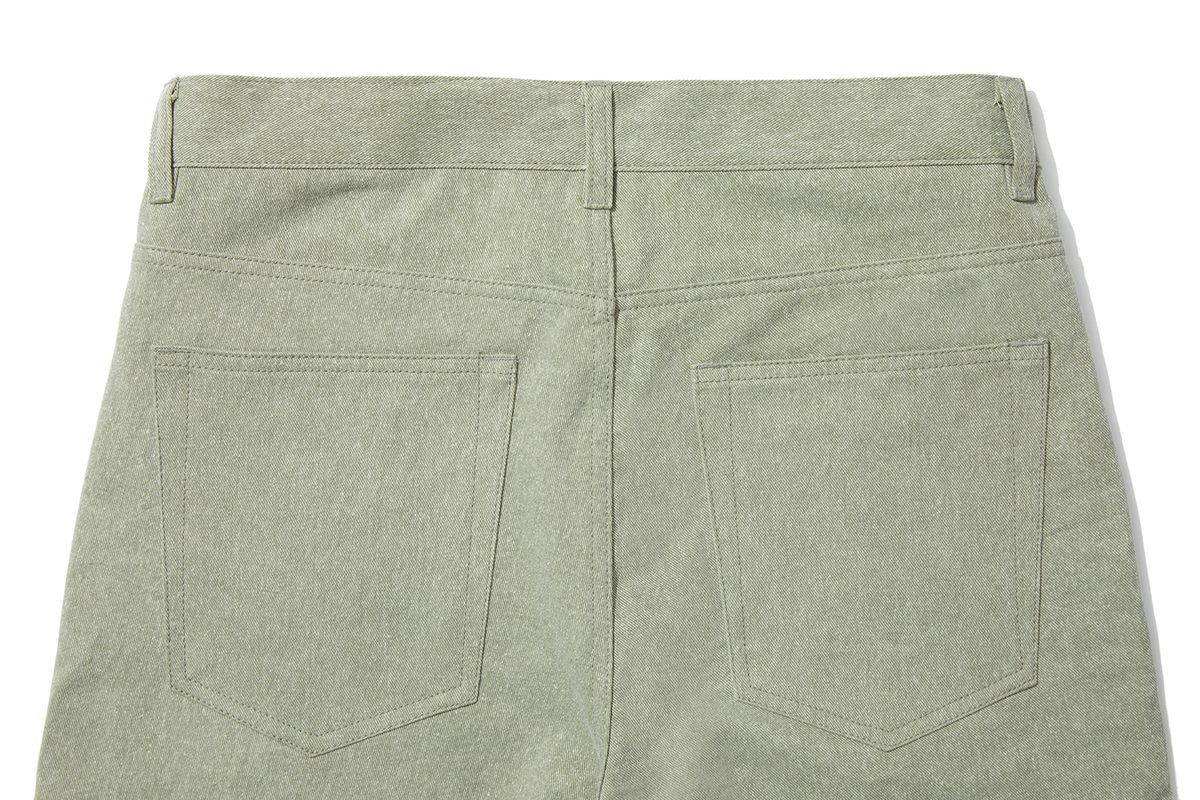 시티스트리트(CITY STREET) VINTAGE ONE TUCK PIGMENT SHORTS - KHAKI