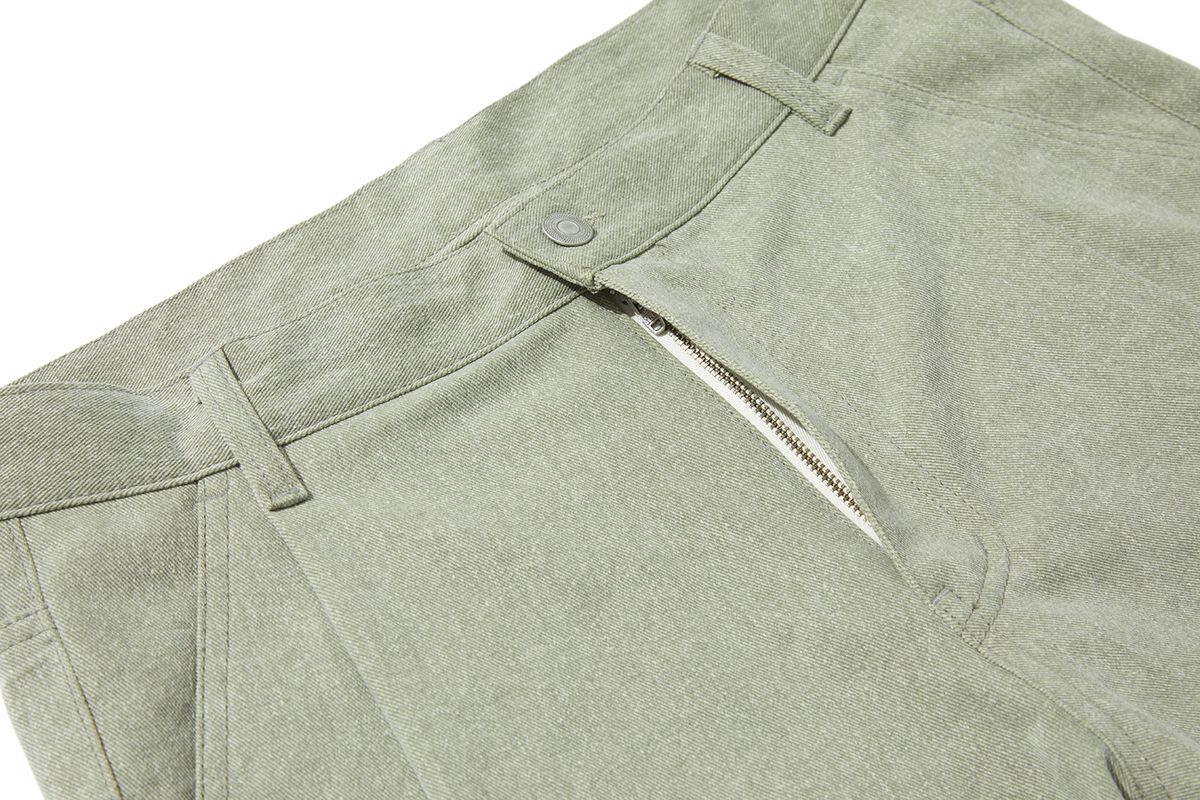 시티스트리트(CITY STREET) VINTAGE ONE TUCK PIGMENT SHORTS - KHAKI