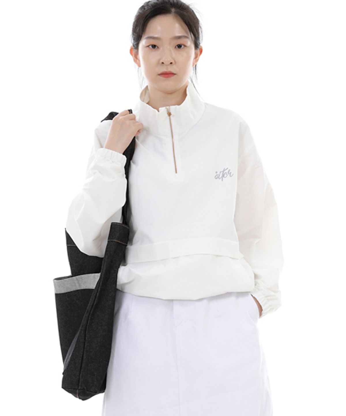 세인트크루(SAINTCREW) 시티보이 메가빅 숄더백 CBM-110 블랙 데님 BRS